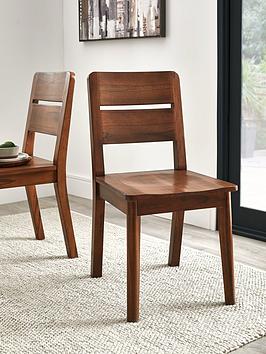 Product photograph of Very Home Pair Of Misha Dining Chairs from very.co.uk