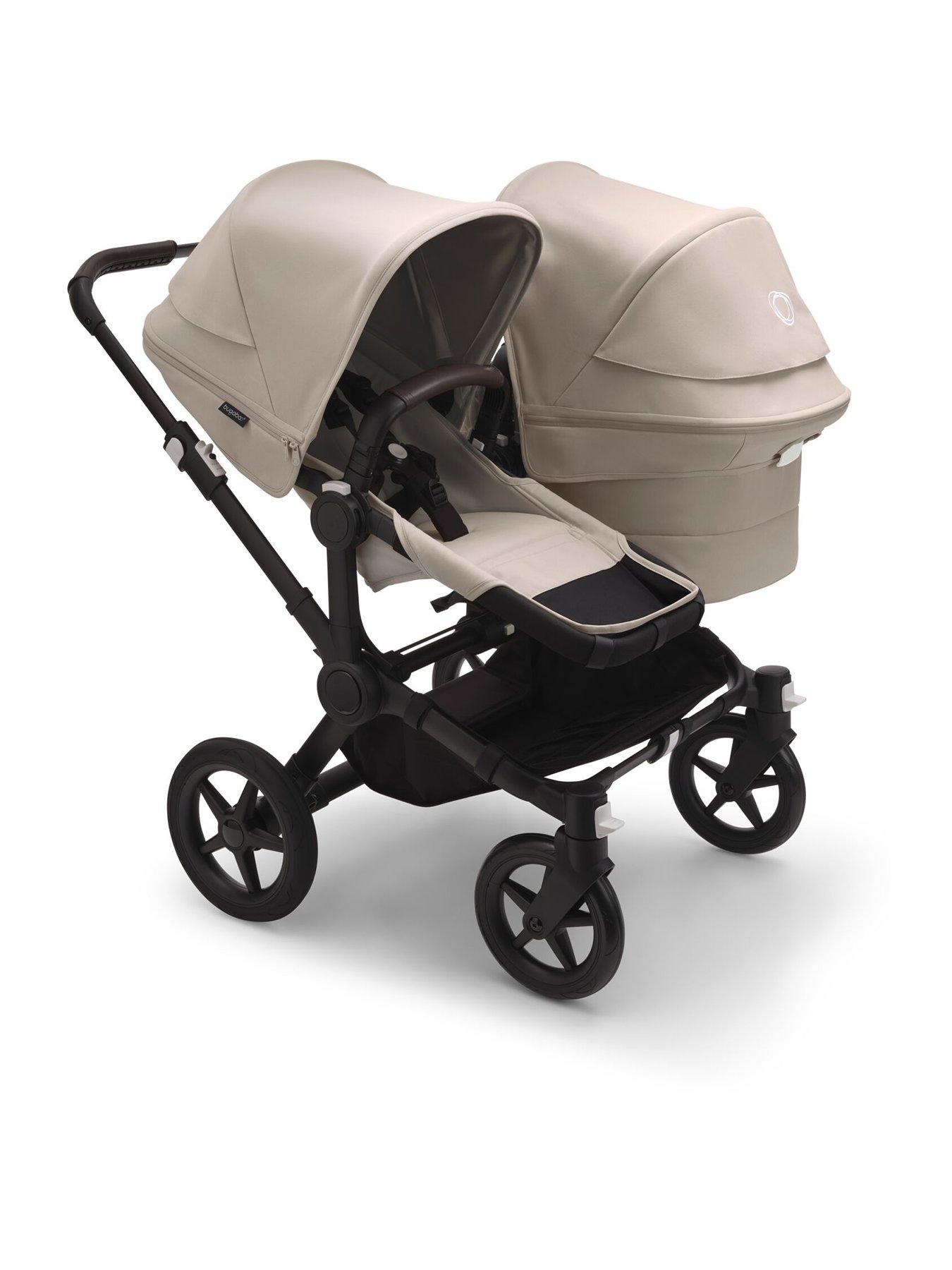 Side by side double stroller with car seat online