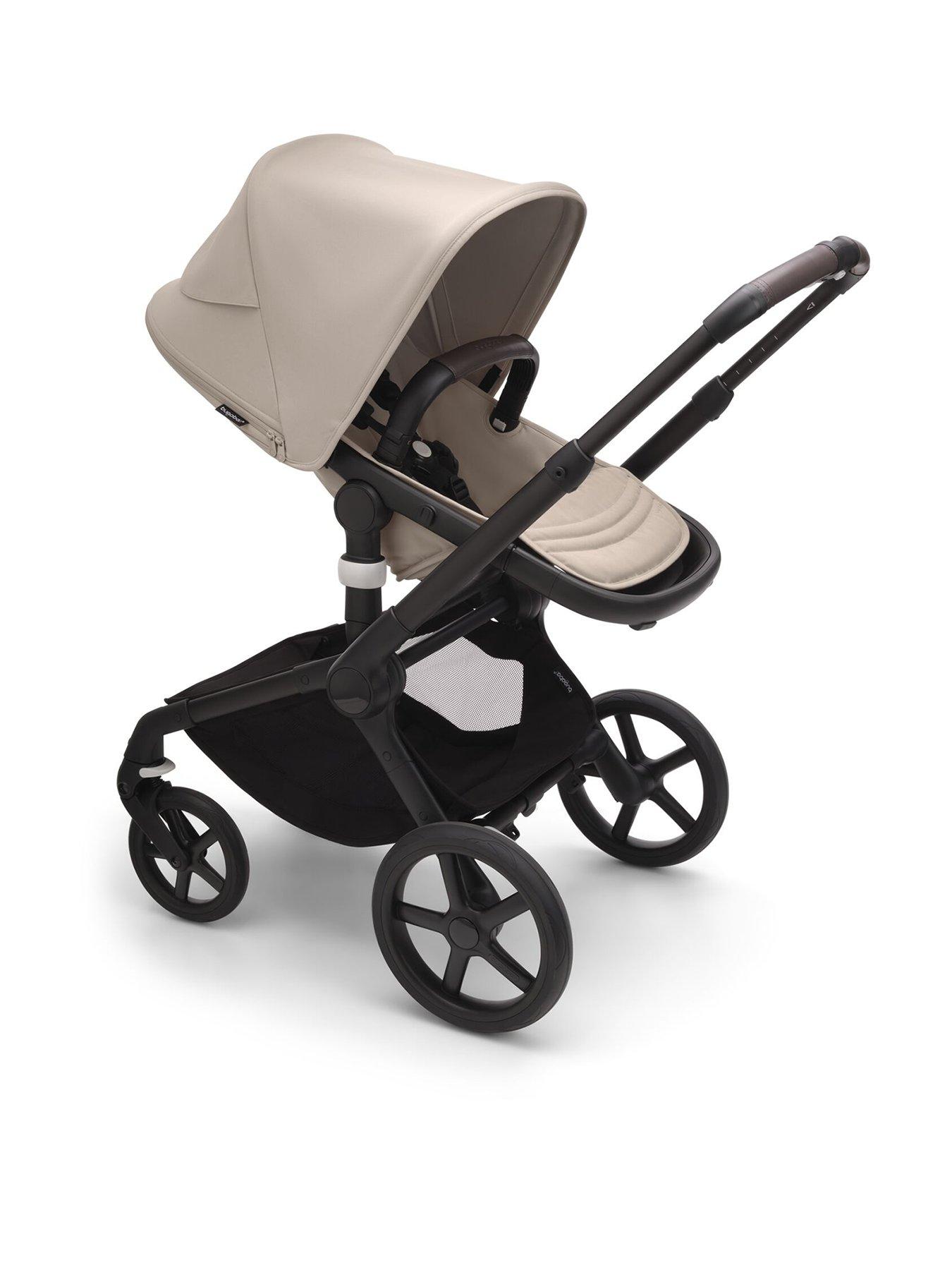 Image 2 of 8 of Bugaboo Fox5 Complete Stroller - Black/Desert Taupe