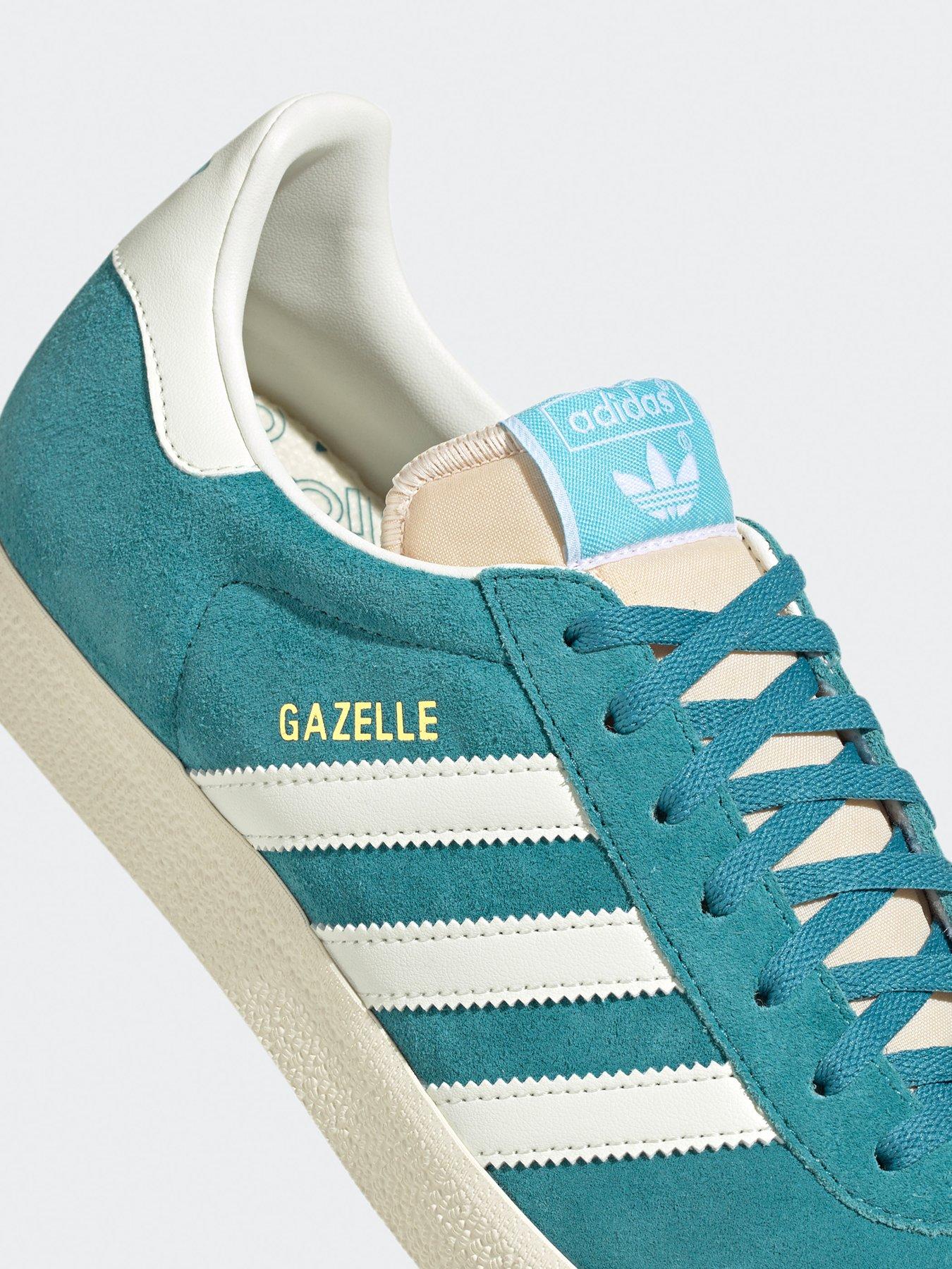 Women s Gazelle Trainers Green White