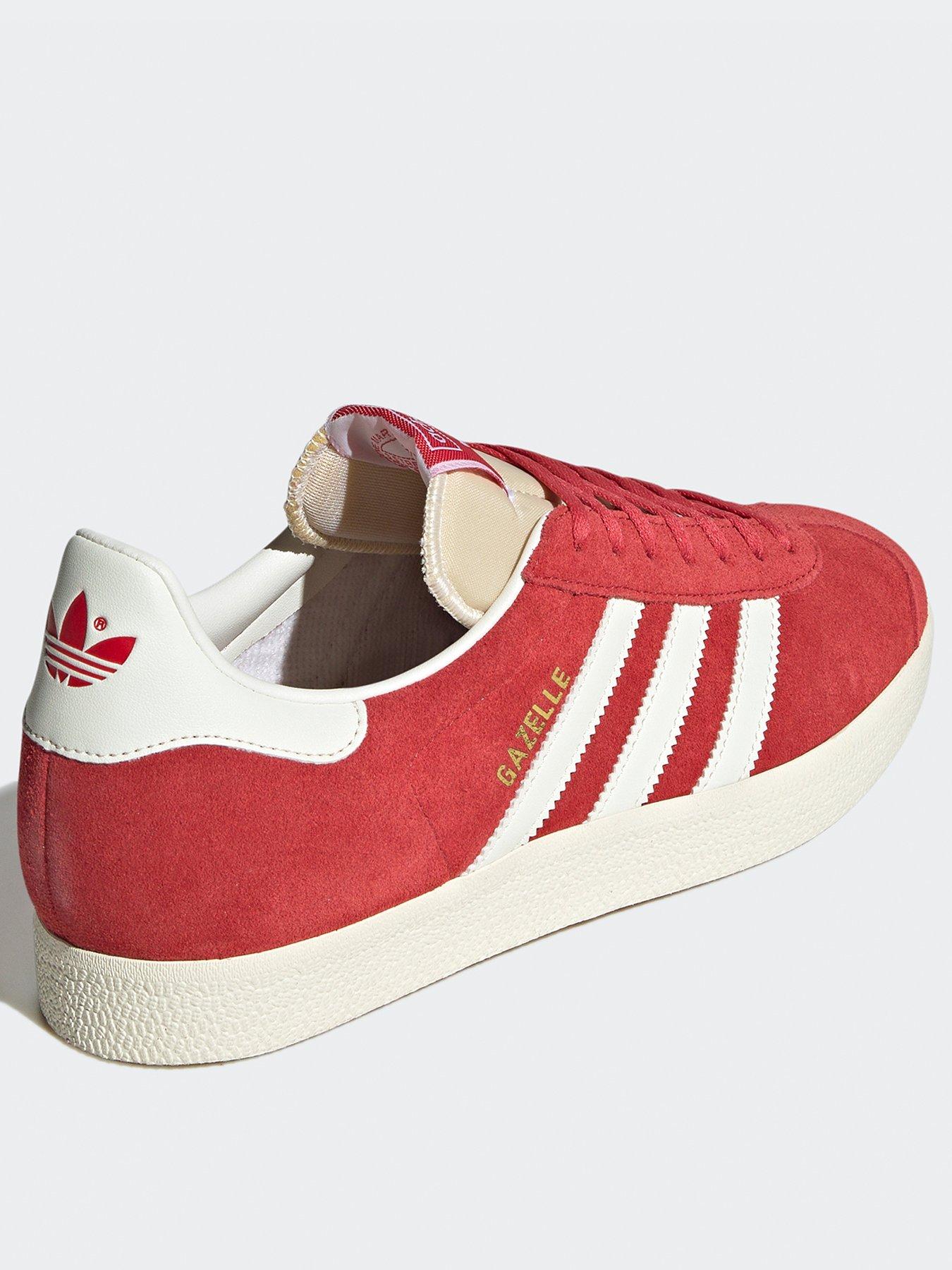 adidas gazelle trainers red