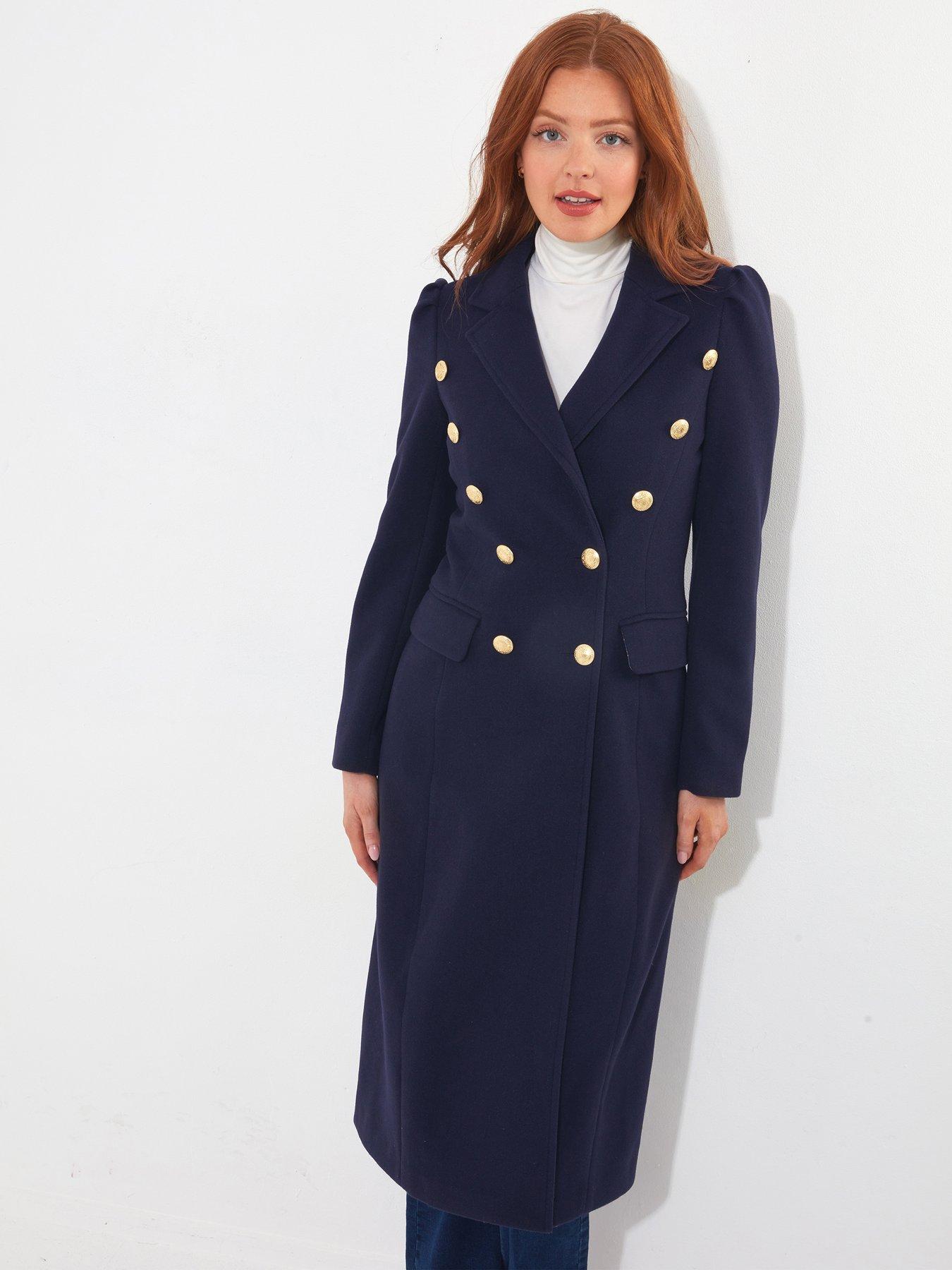 Joe Browns Must Have Military Coat Navy very