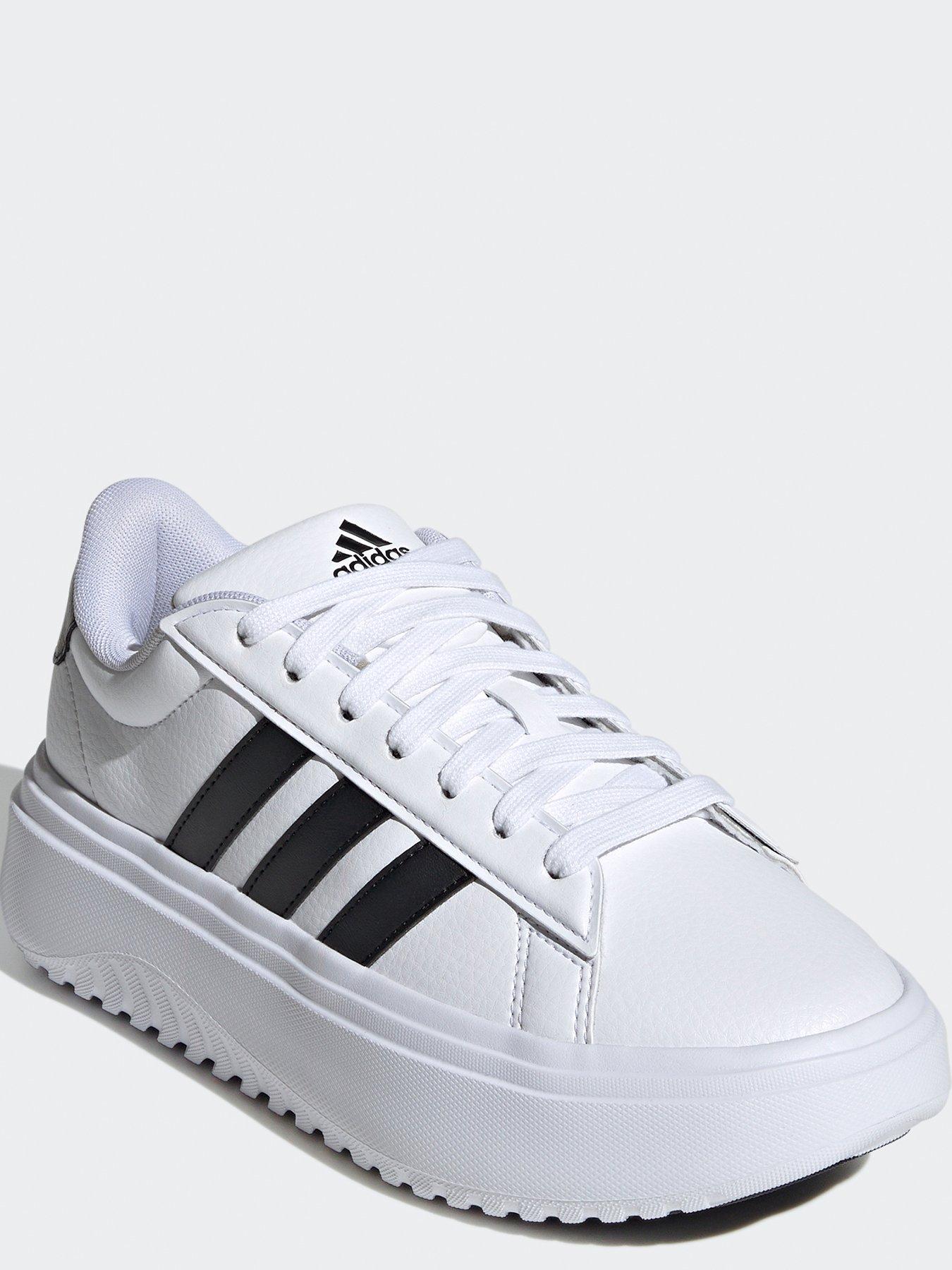 adidas Sportswear Women s Grand Court Platform Trainers White