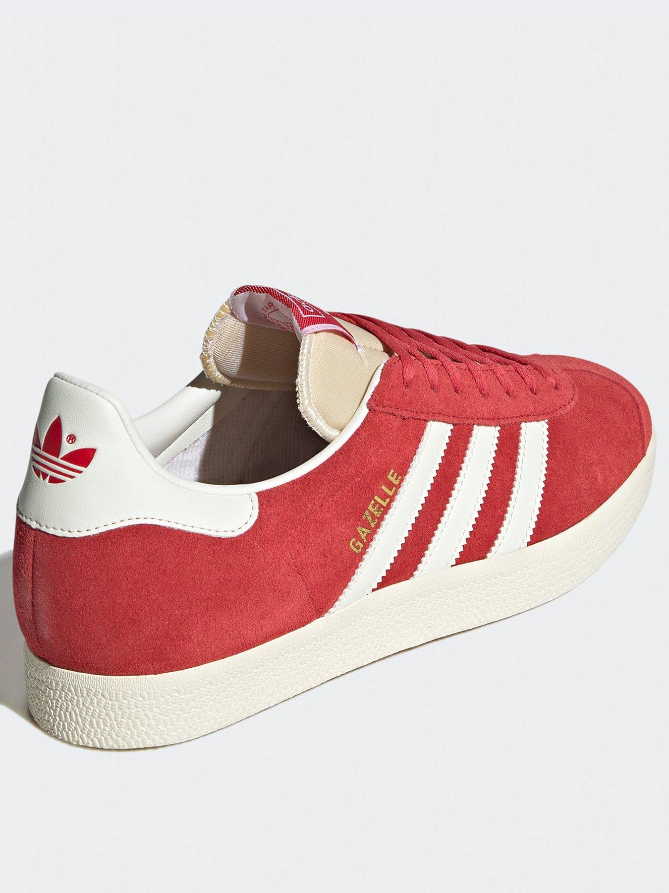 Mens white adidas deals gazelle