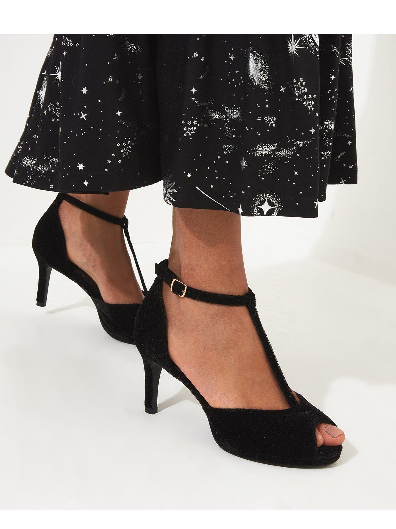 Wide fit t bar heels hotsell
