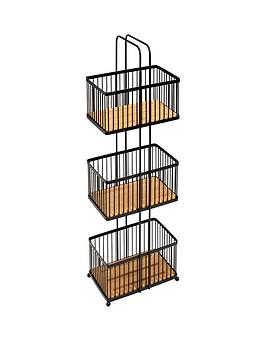 Product photograph of Croydex Three Tier Storage Caddy from very.co.uk