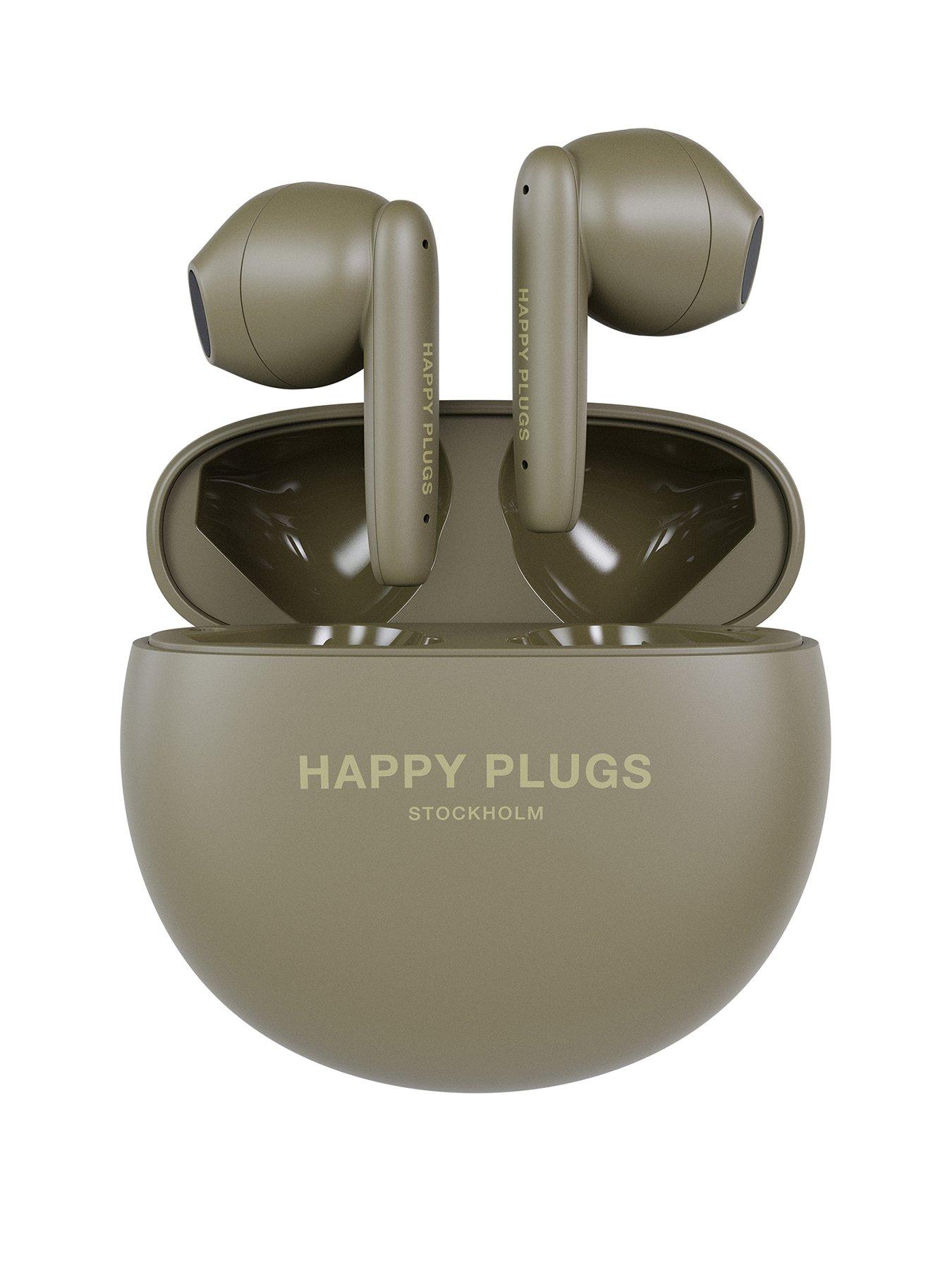 Happy plugs JOY TRUE WIRELESS HEADPHONES- PINK, BLUE, CHERI, PURPLE BNIB  RRP £60