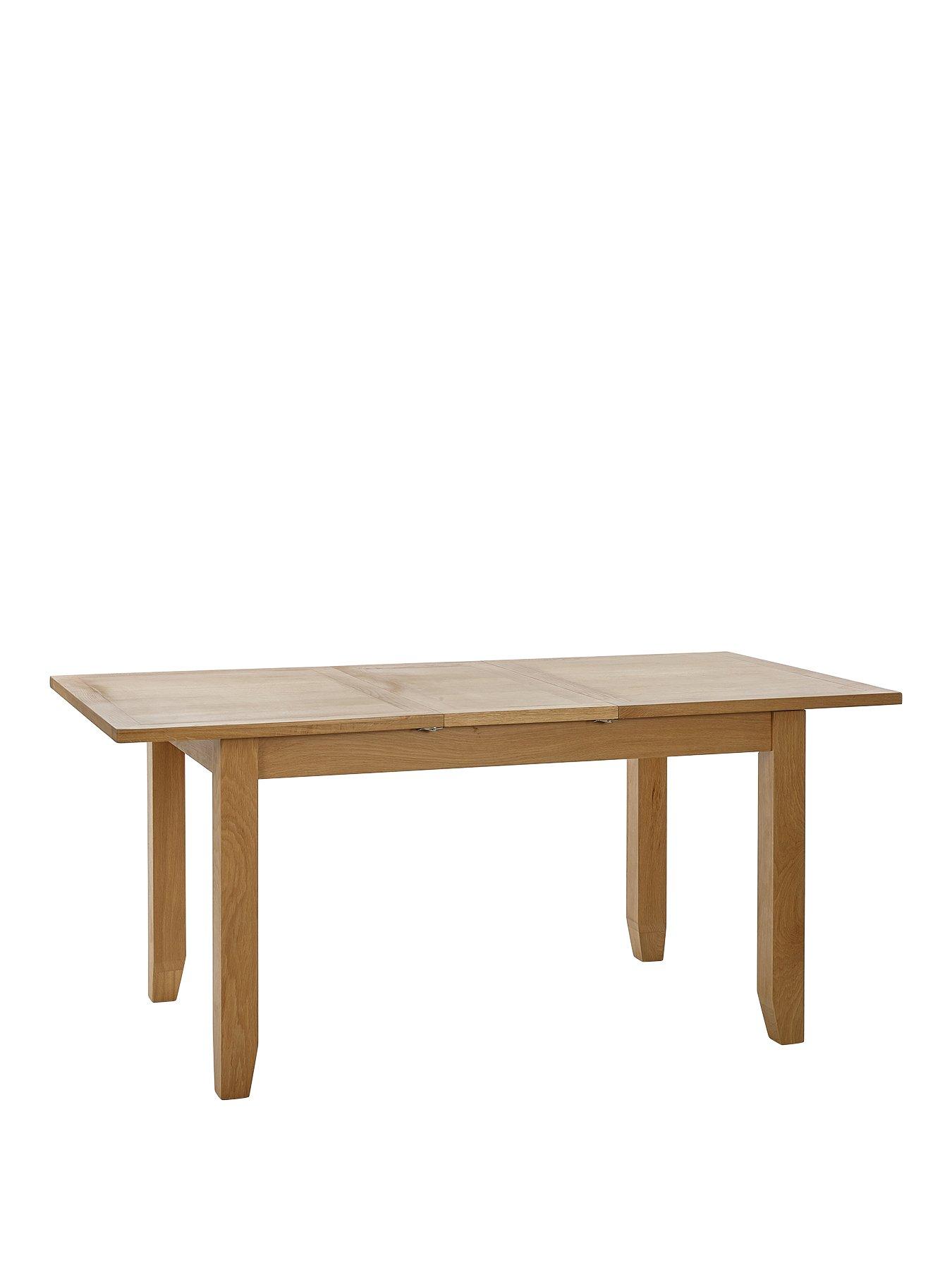 Image 3 of 6 of Julian Bowen Mallory Solid Oak/Oak Veneers&nbsp;180 cm Extending Dining Table - FSC&reg; Certified