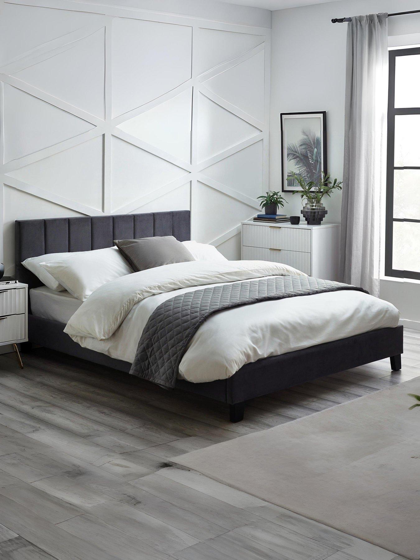 Julian Bowen Rosa Velvet Bed Frame