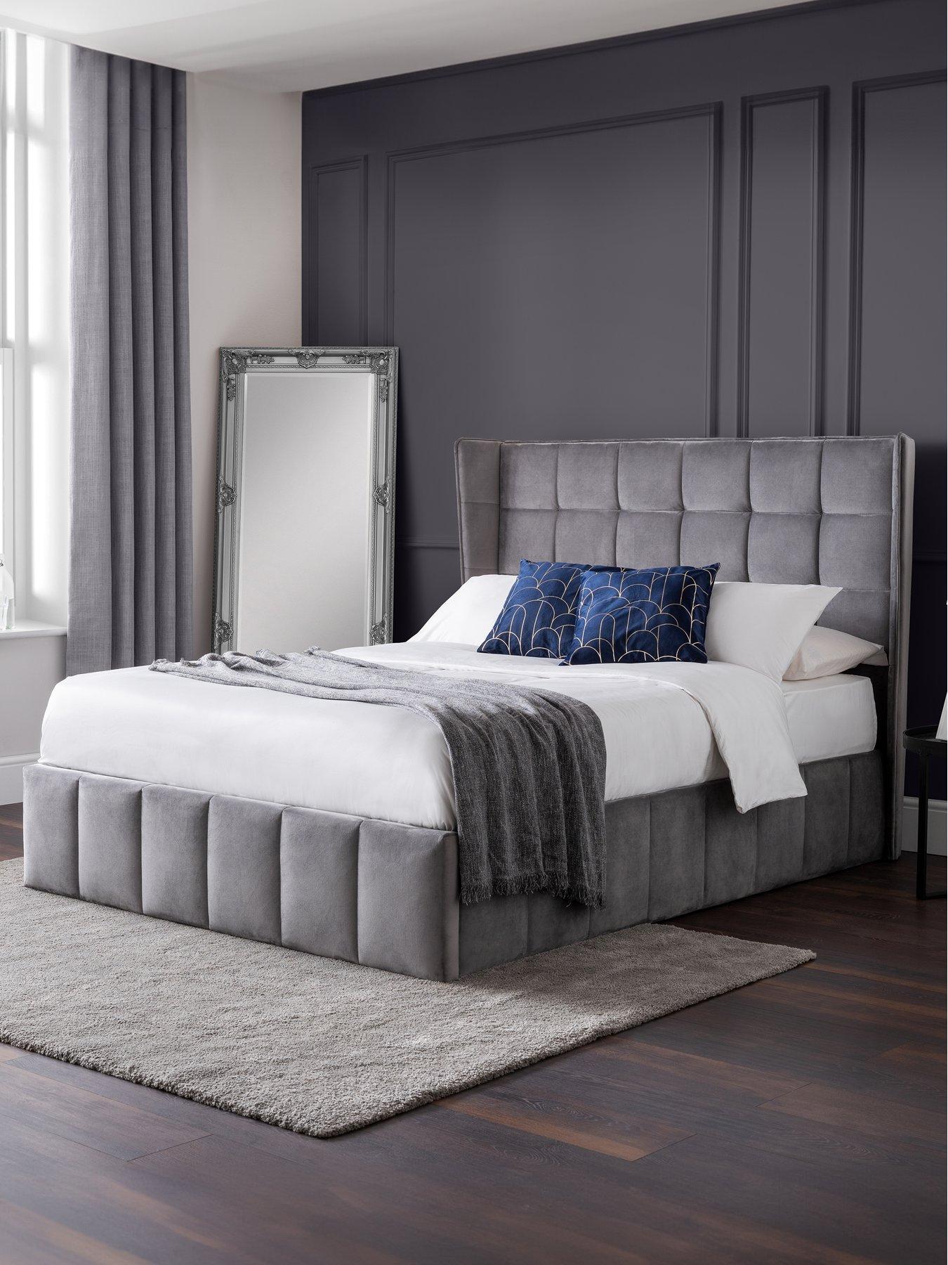 Julian Bowen Gatsby King Storage Ottoman Bed very.co.uk
