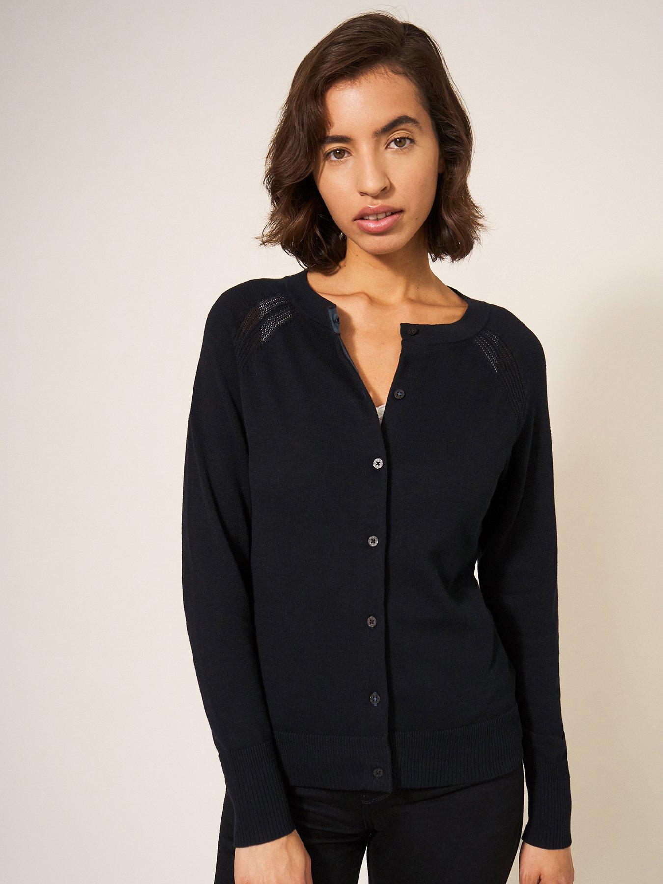 Image 1 of 6 of White Stuff Lulu Cardi - Black