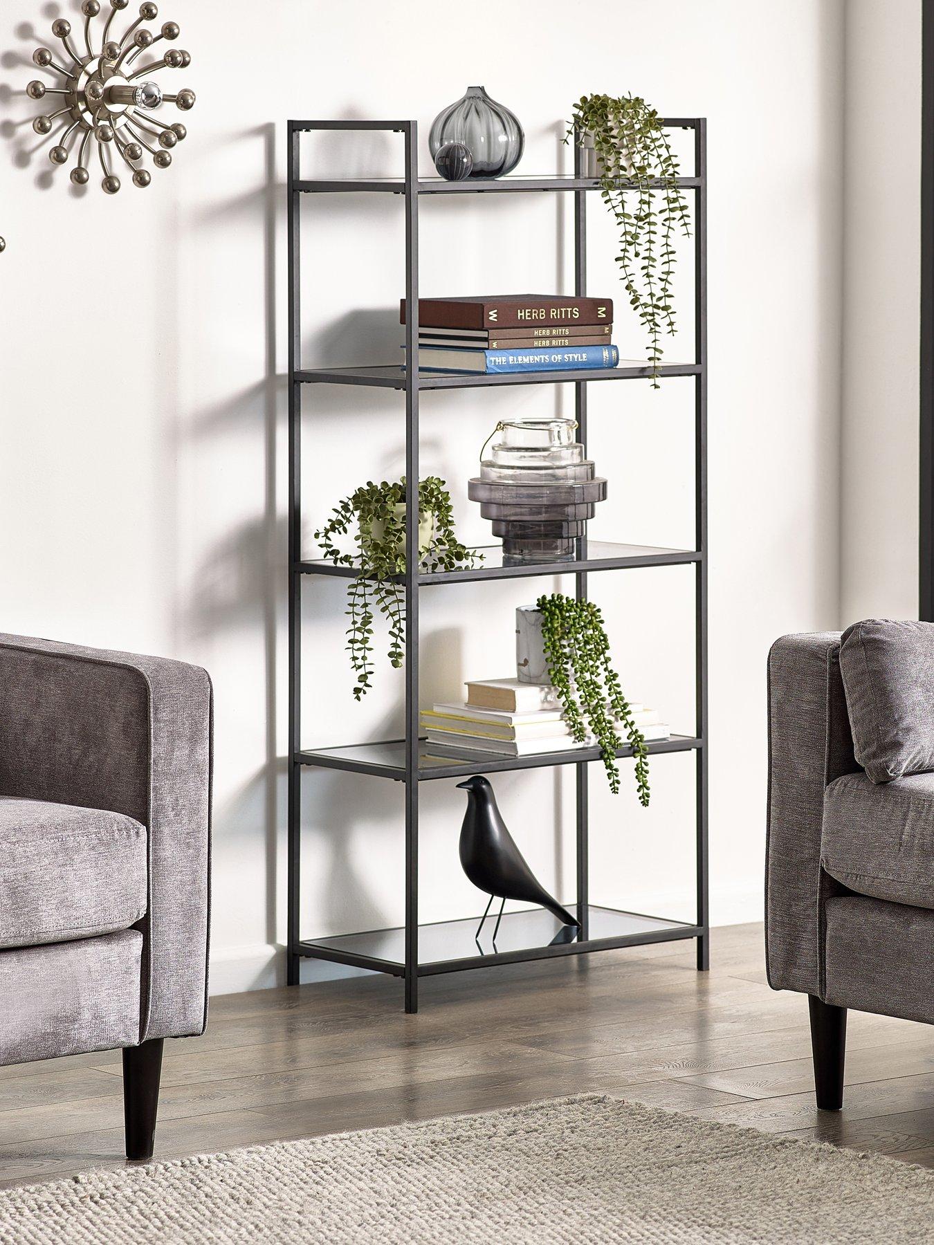 Product photograph of Julian Bowen Chicago Tall Bookcase from very.co.uk