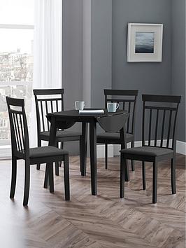 Product photograph of Julian Bowen Coast Set Of 2 Dining Chairs from very.co.uk