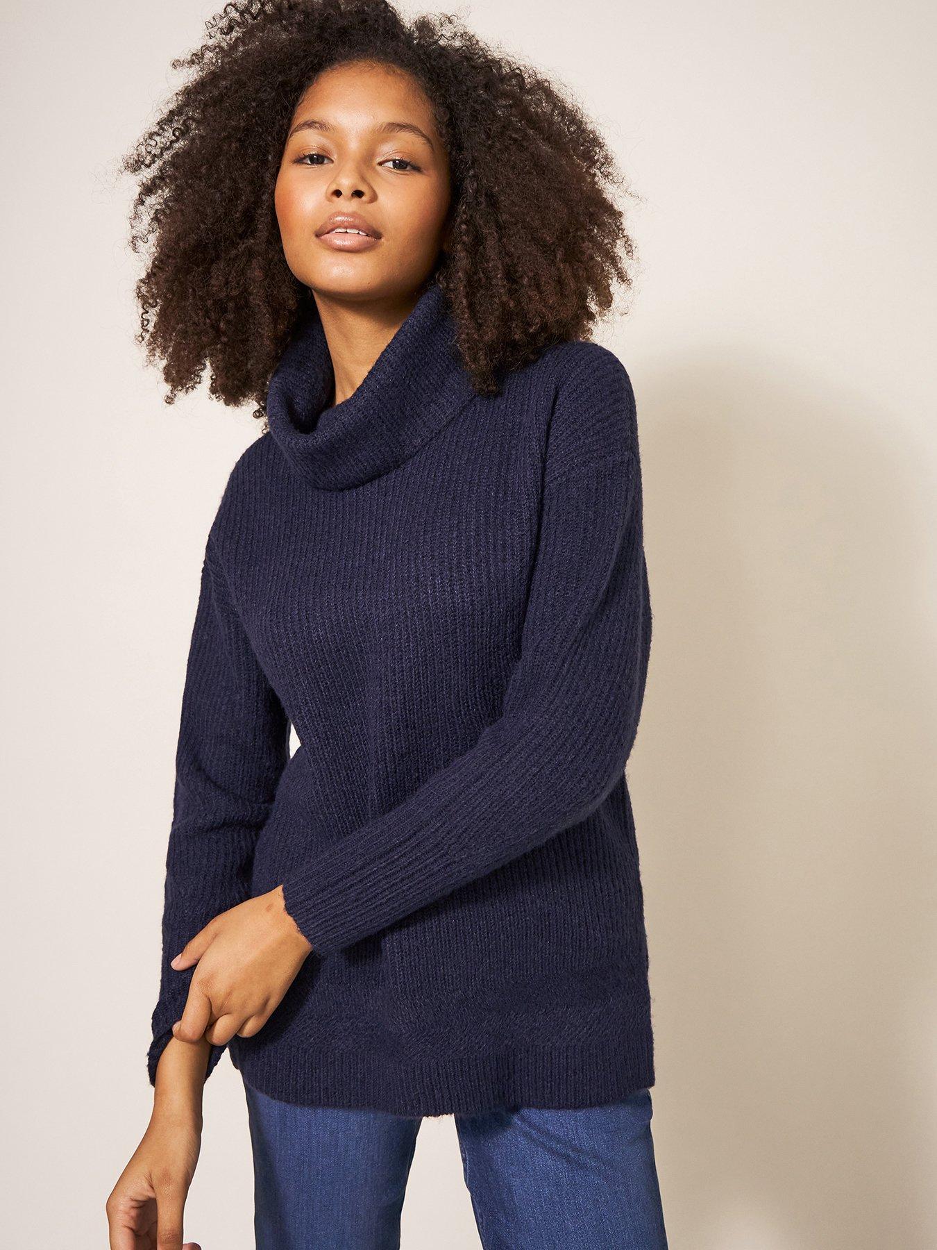 White stuff shop navy jumper