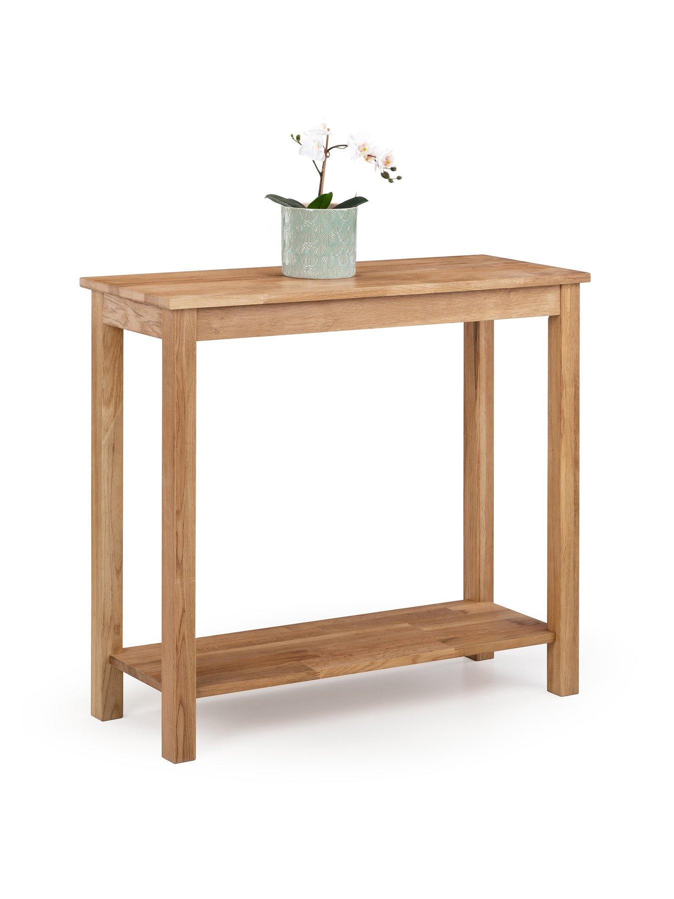 Image 1 of 6 of Julian Bowen Coxmoor Solid Oak&nbsp;Console Table