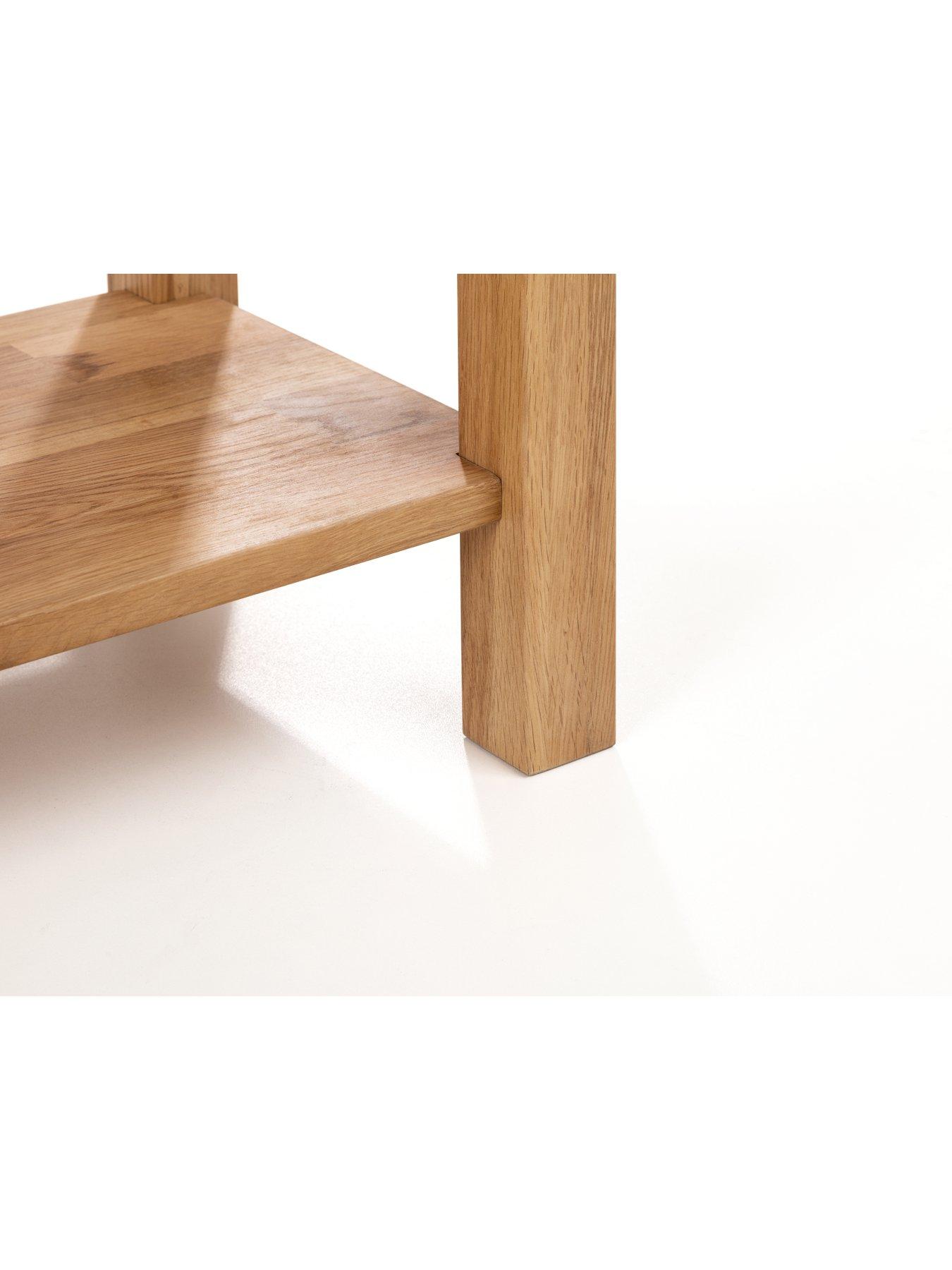 Image 4 of 6 of Julian Bowen Coxmoor Solid Oak&nbsp;Console Table