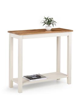Product photograph of Julian Bowen Coxmoor Console Table from very.co.uk