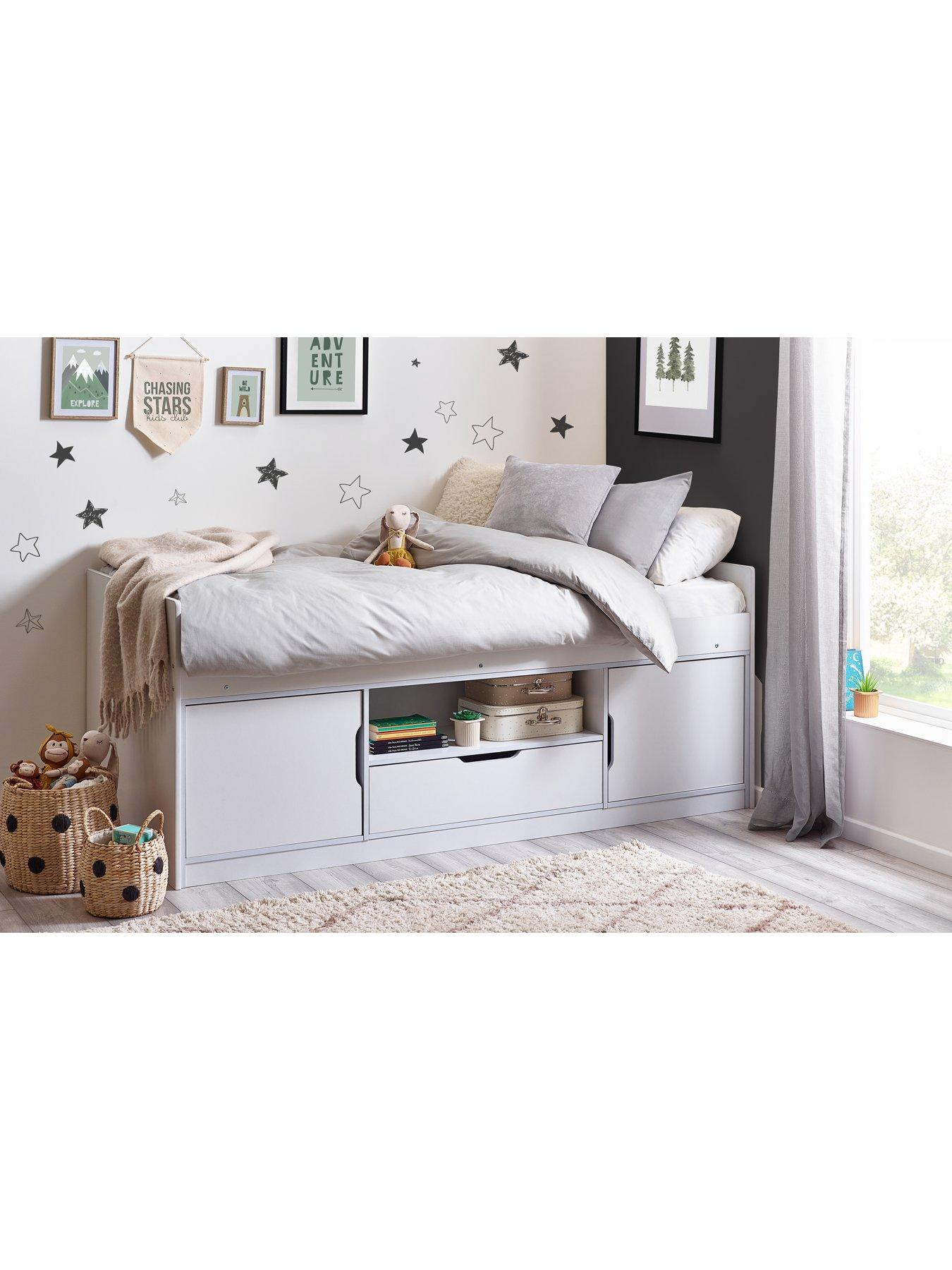 Product photograph of Julian Bowen Atom Low Sleeper - White from very.co.uk