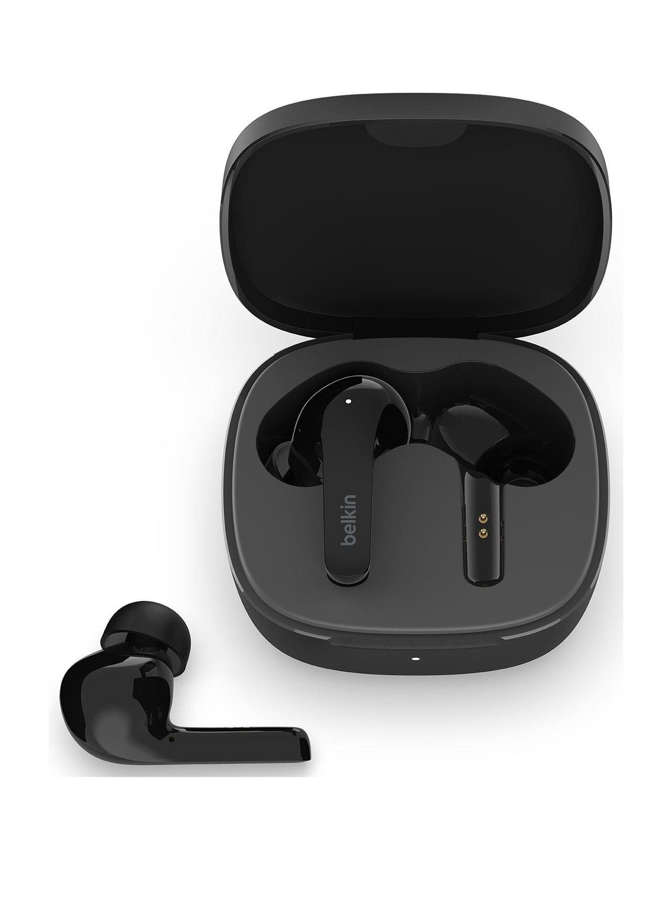 Belkin SOUNDFORM ANC Flow True Wireless Earbuds, Black