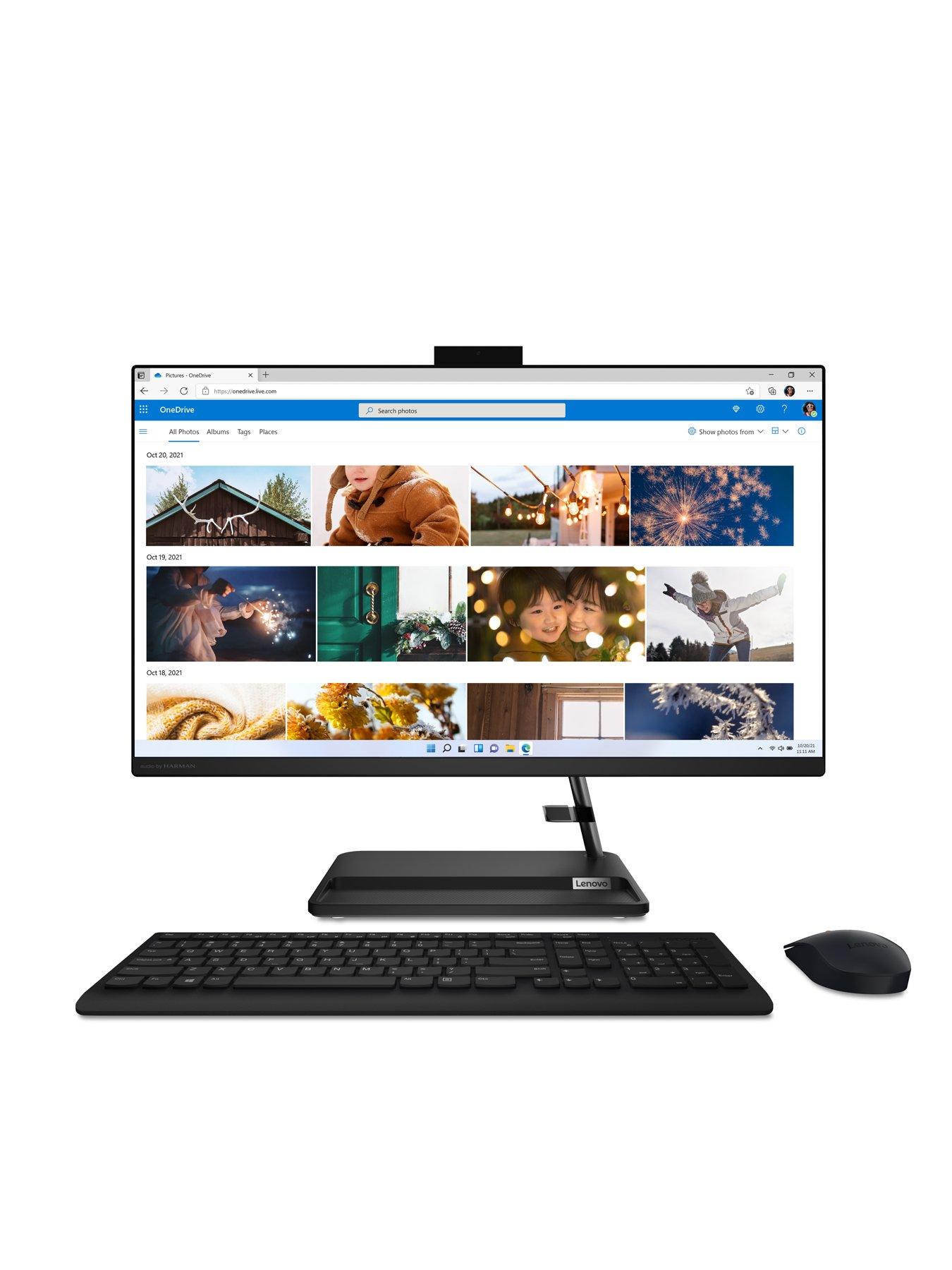 Lenovo IdeaCentre AiO 3 All-in-One Desktop PC - 27in FHD, Intel Core i5,  16GB RAM, 1TB SSD | Very.co.uk