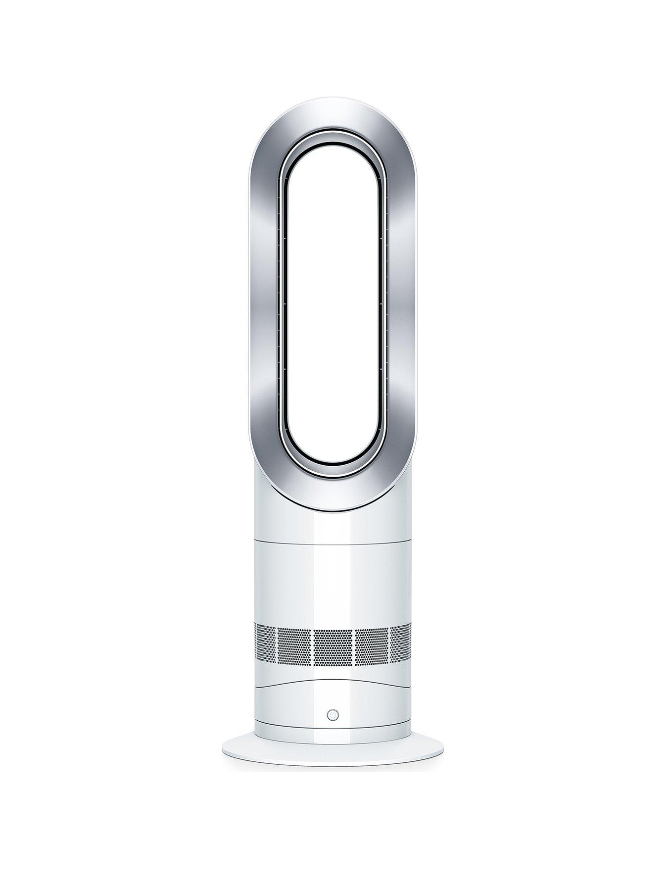 Dyson Hot+Cool Jet Focus AM09 Cooling Fan and Heater - White  &  Nickel