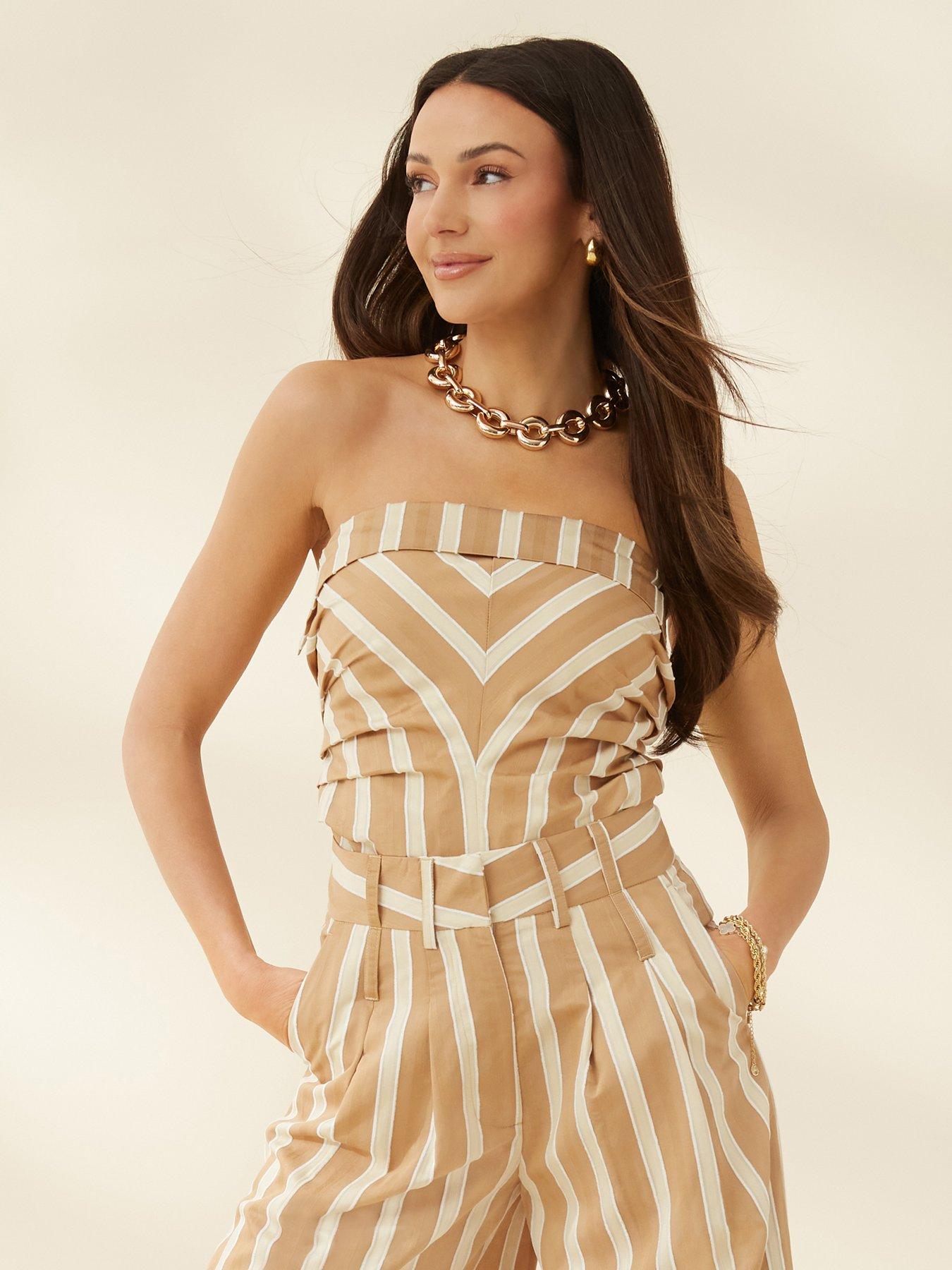 undefined Bandeau Stripe Top - Multi