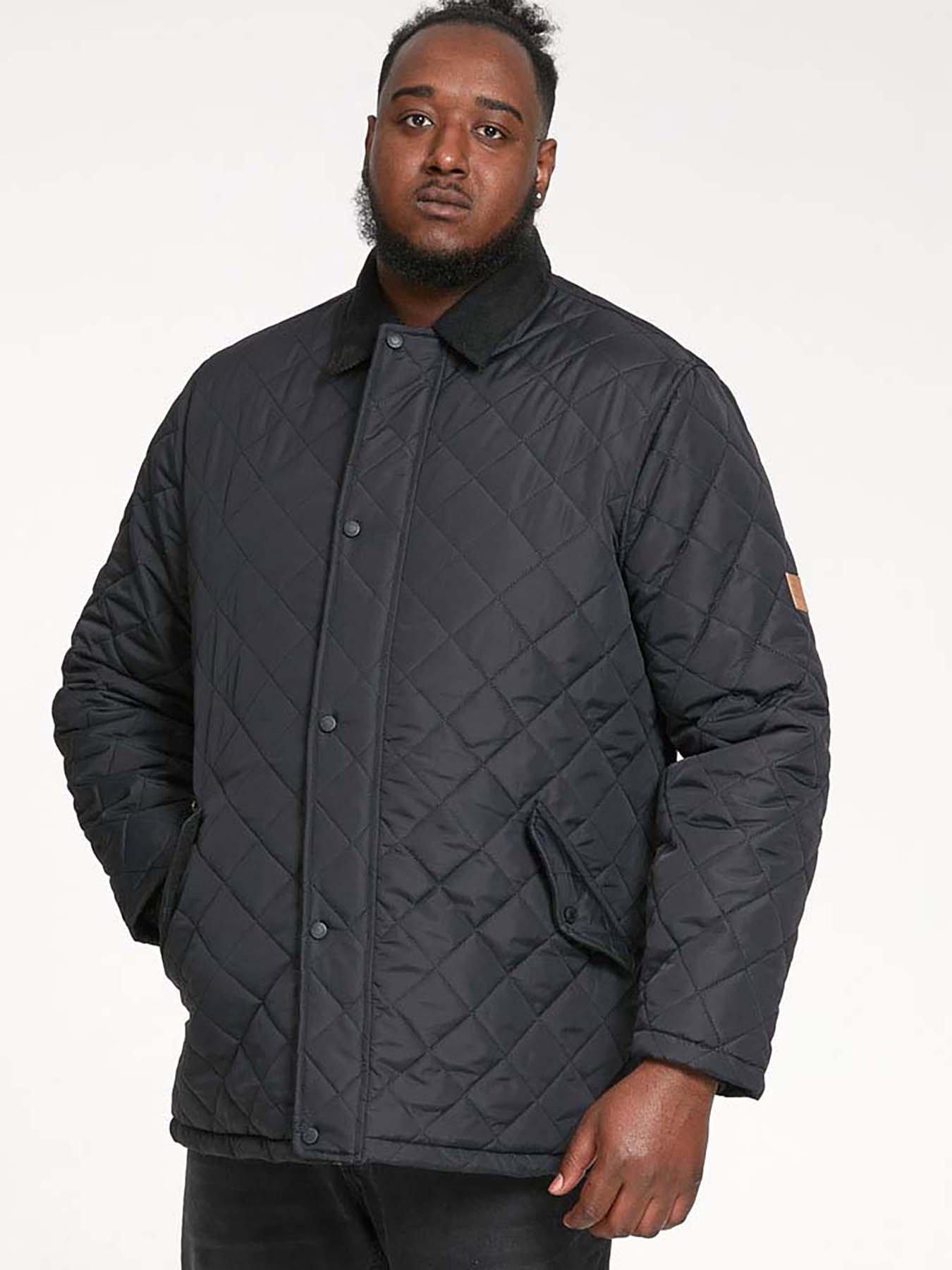 Mens quilted sales jacket uk