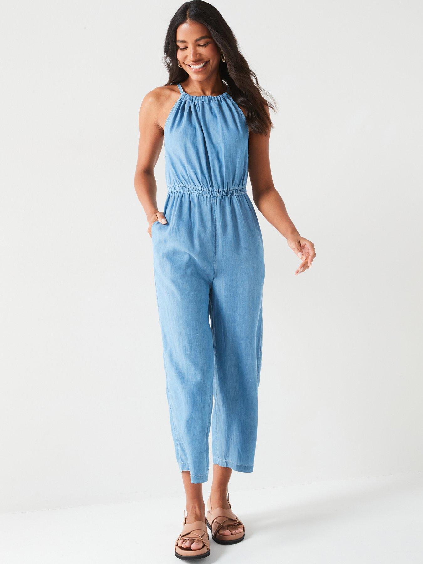 Miss Sixty Denim Jumpsuit middle Blue Very