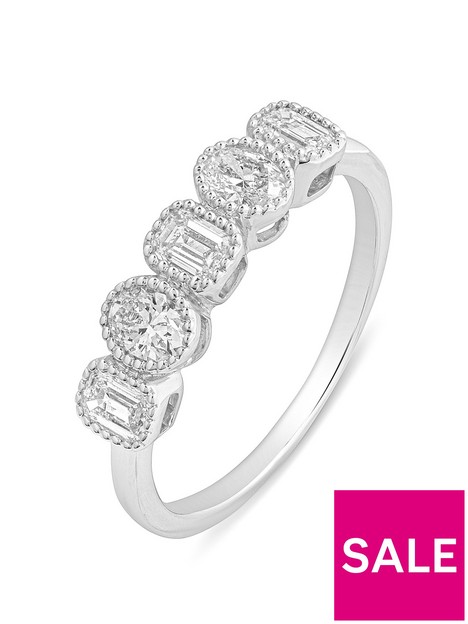 love-diamond-gracie-9ct-white-gold-lab-grown-oval-amp-emerald-cut-070ct-g-vs-diamond-ring