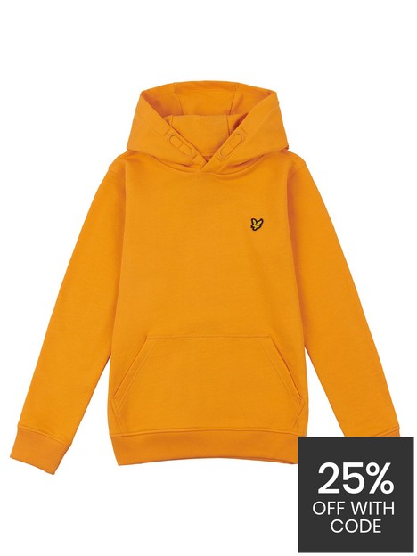 lyle-scott-boys-classic-hoodie-orange