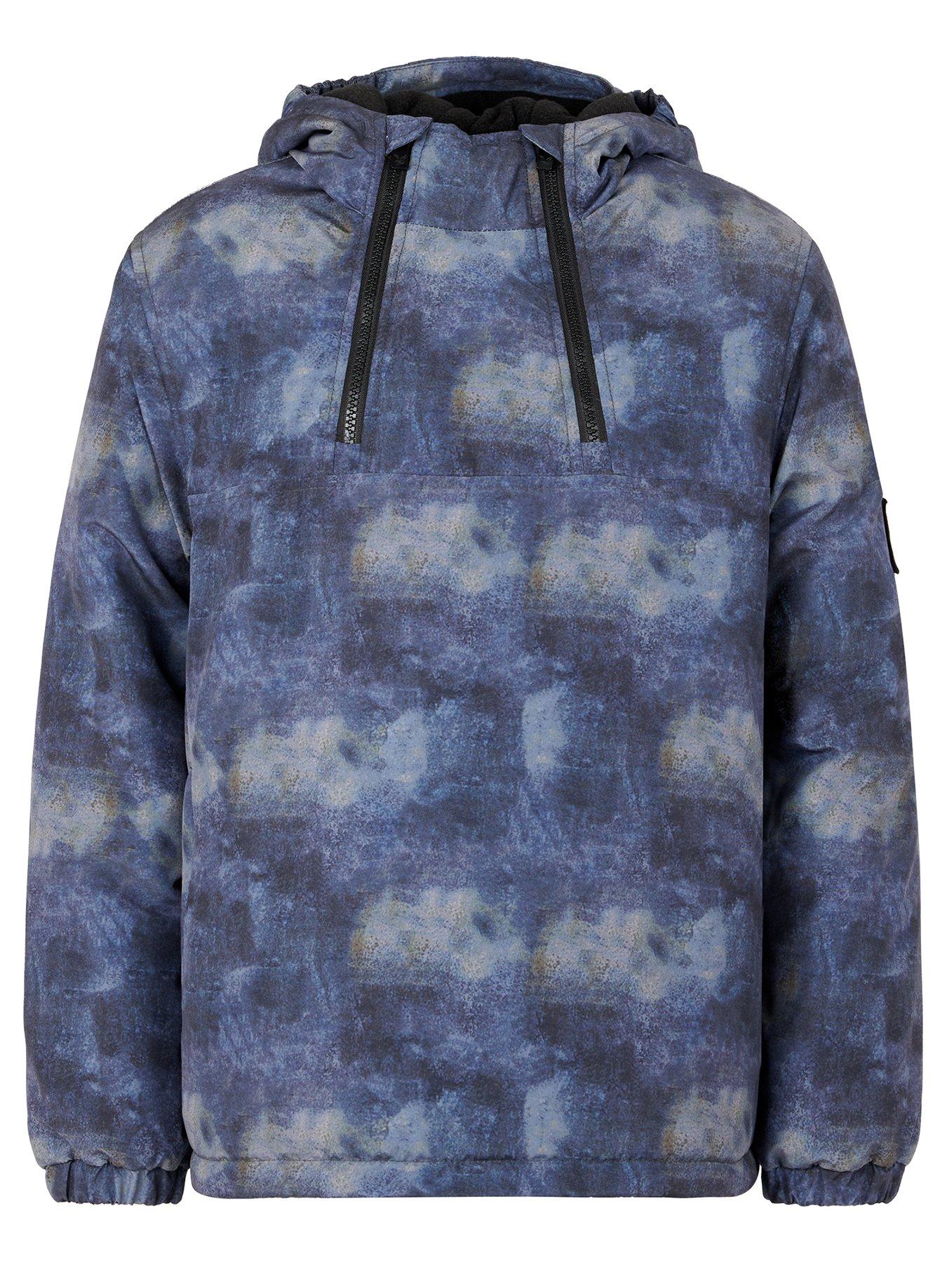 lyle-scott-boys-double-zip-microfleece-lined-iridescent-windcheater-grey
