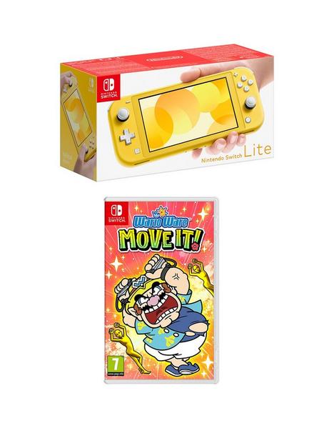 nintendo-switch-lite-nintendo-switch-lite-yellow-console-with-amp-warioware-move-it
