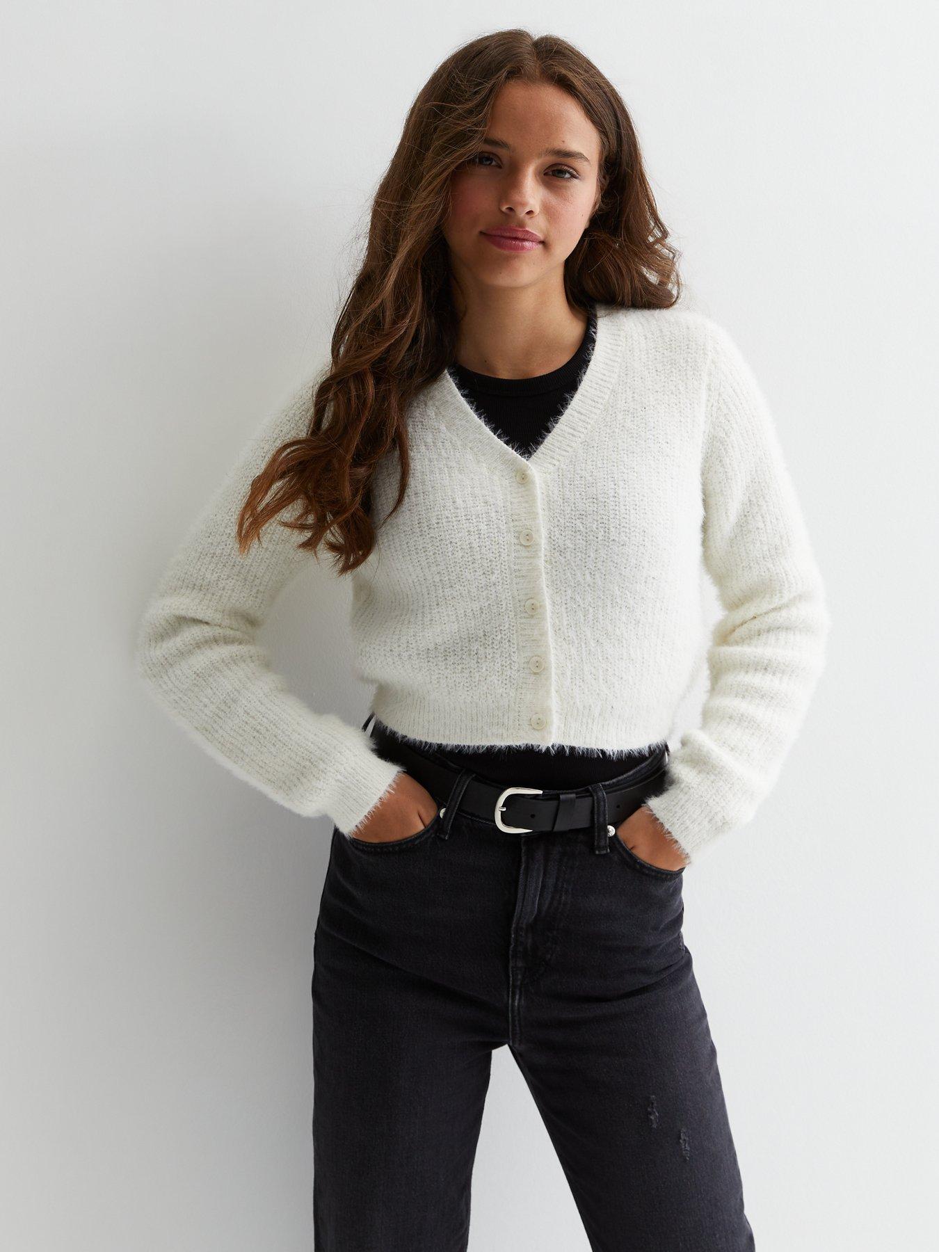 New look plush cardigan sale