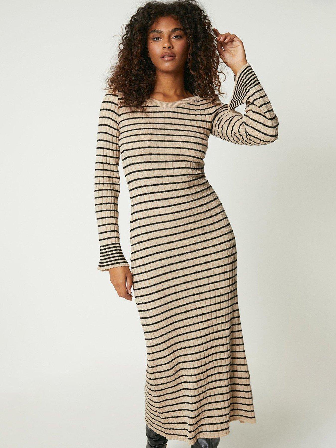 Flute sleeve maxi dress sale