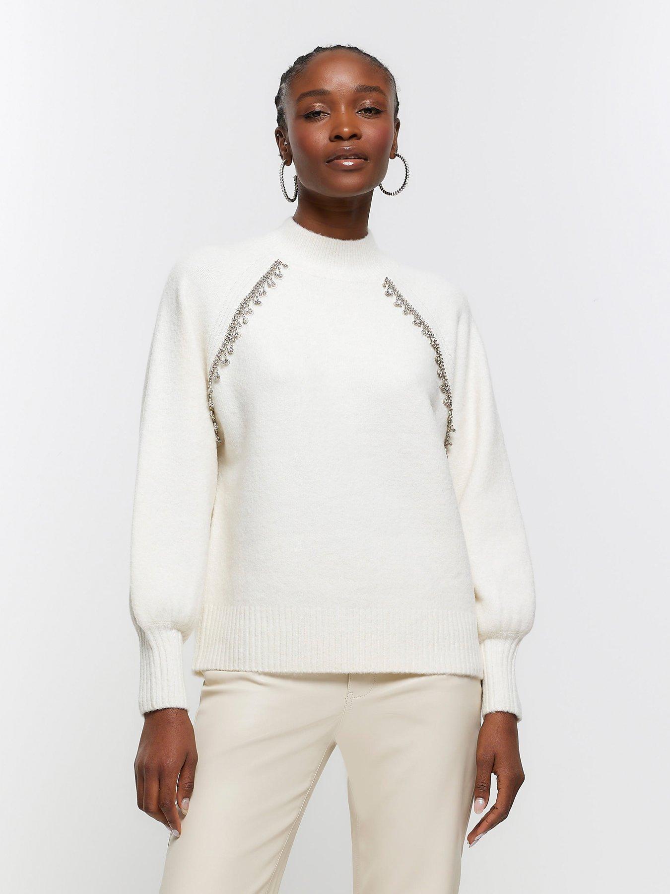 Long fringe clearance sweater