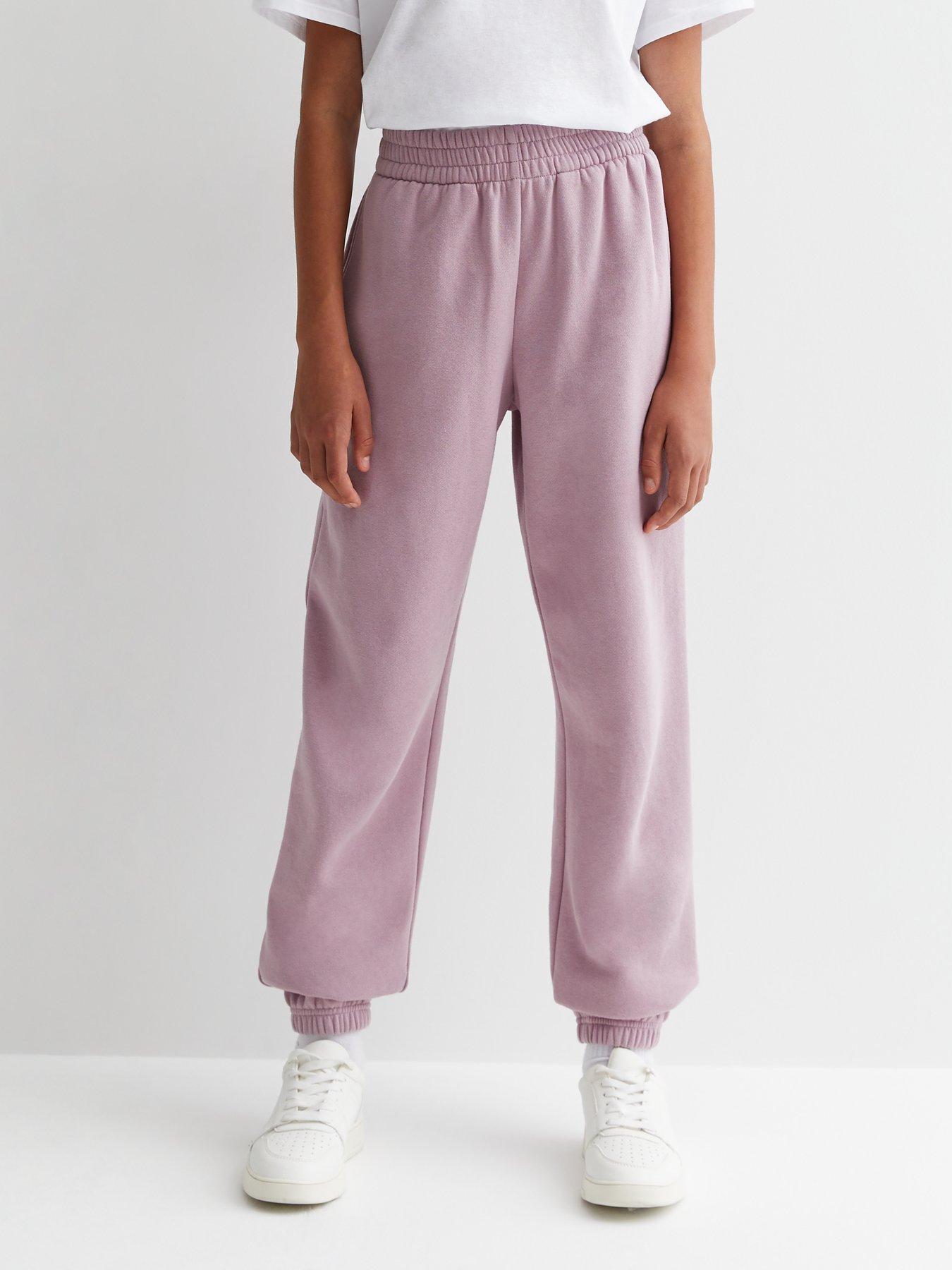 Lilac Jersey Cuffed Joggers