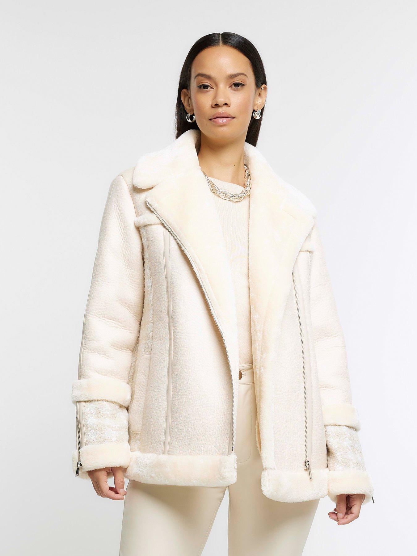 Boucle Aviator Cream