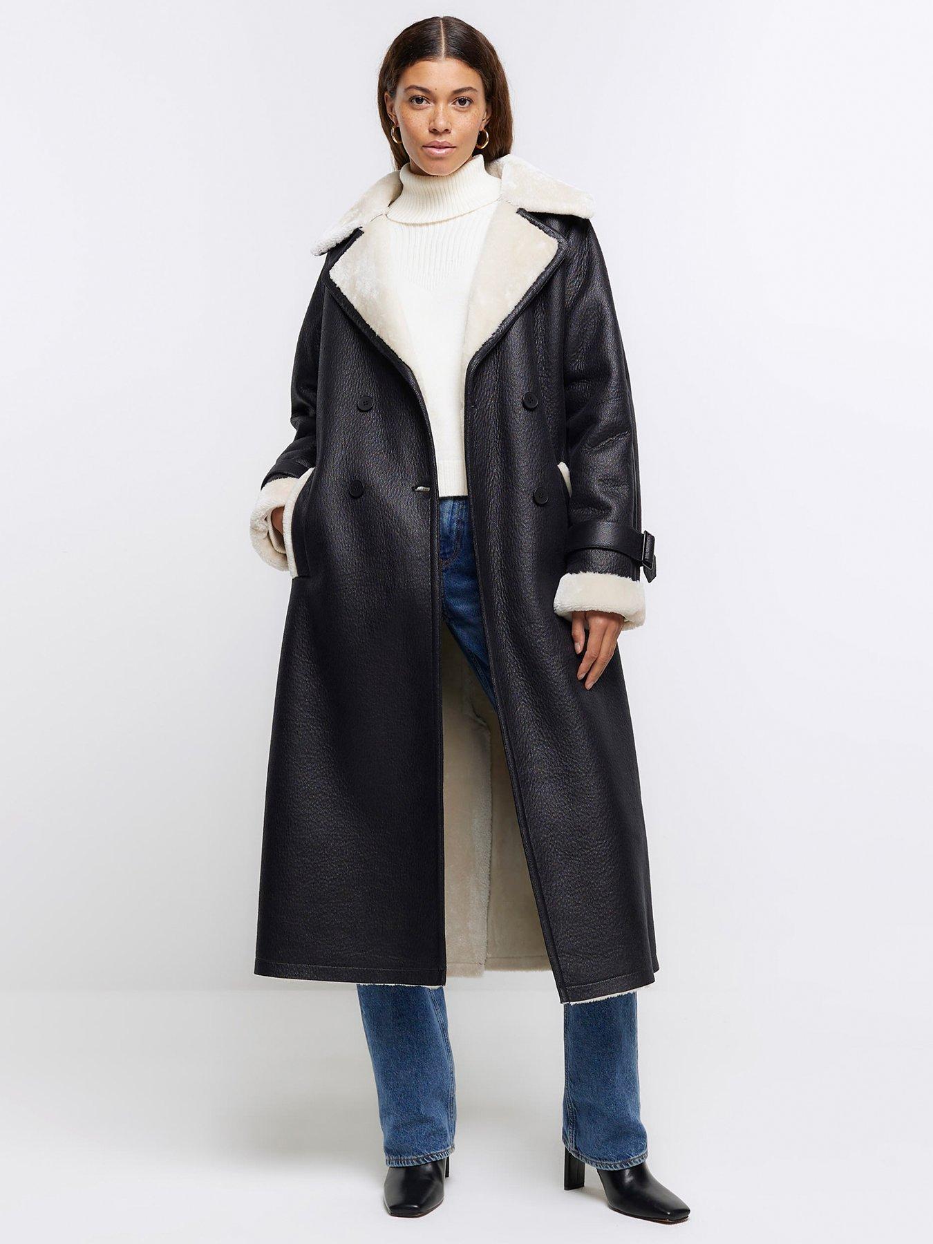 river-island-shearling-trench-black