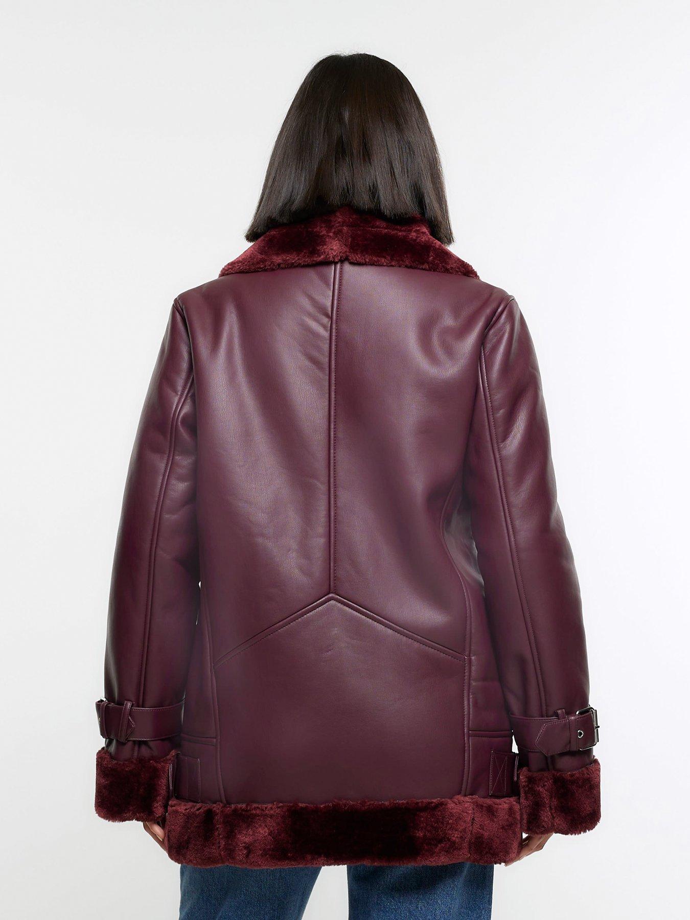 Aviator Jacket Dark Red