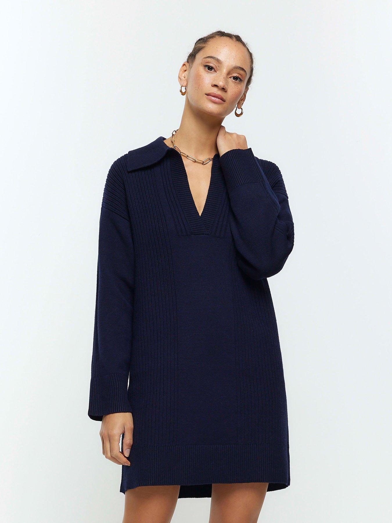 Navy jumper 2024 dress uk