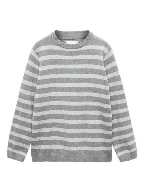 mango-boys-striped-knitted-jumper-grey