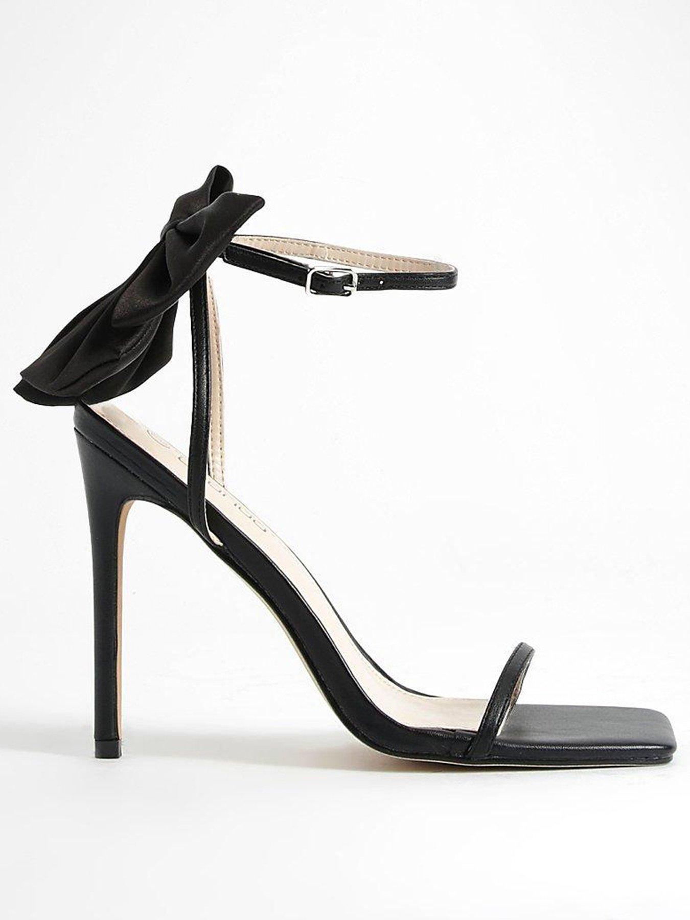 Sale black hot sale heels