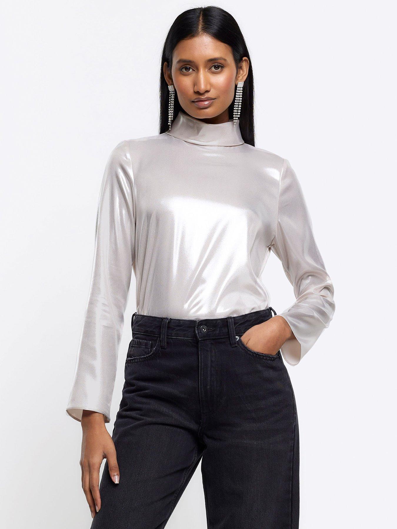 Satin blouse cheap river island