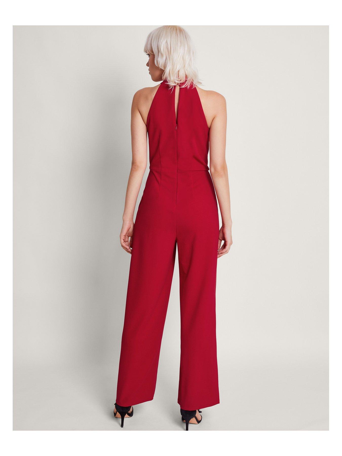 Cam Crossover Jumpsuit Red