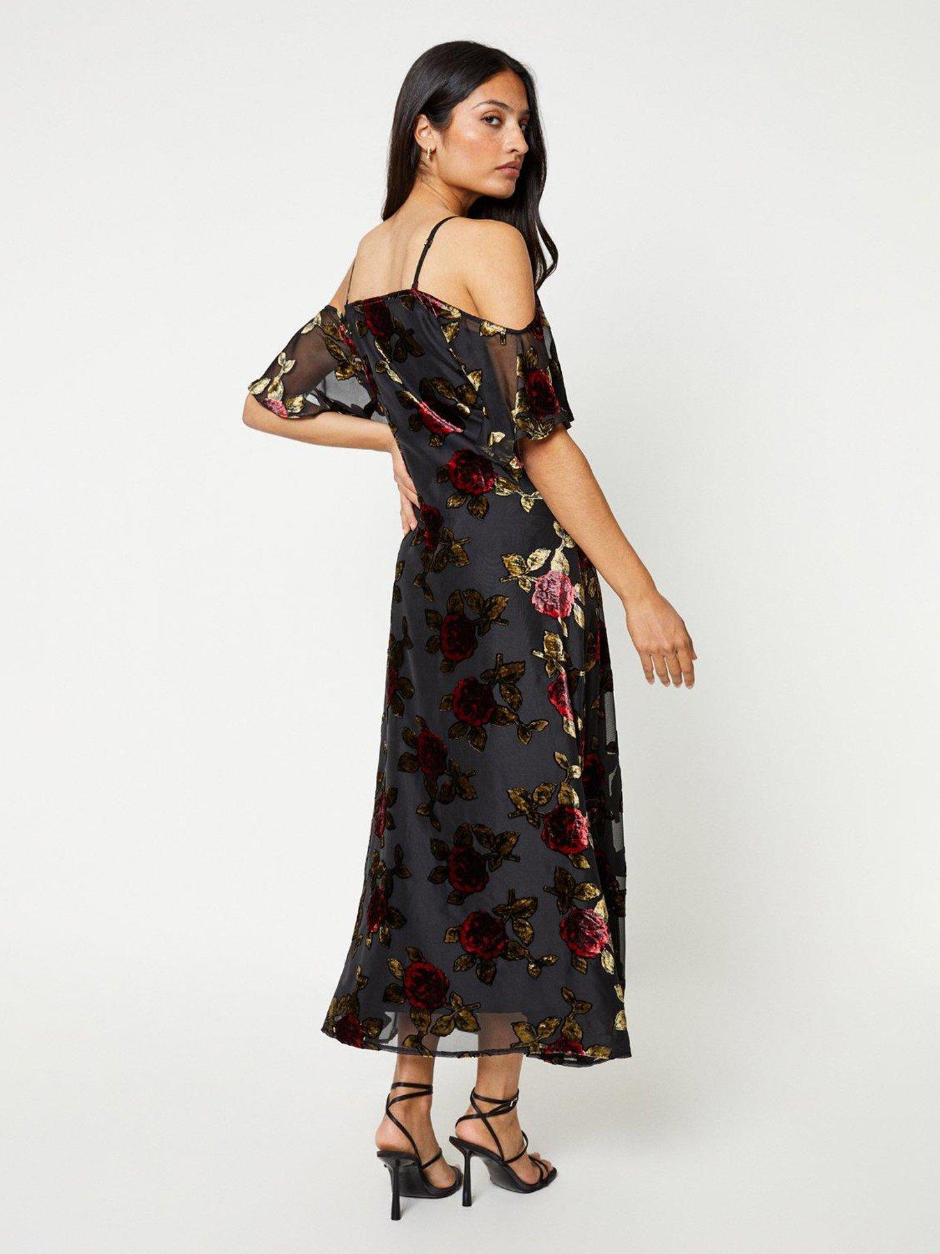 Dorothy perkins rose gold dress sale