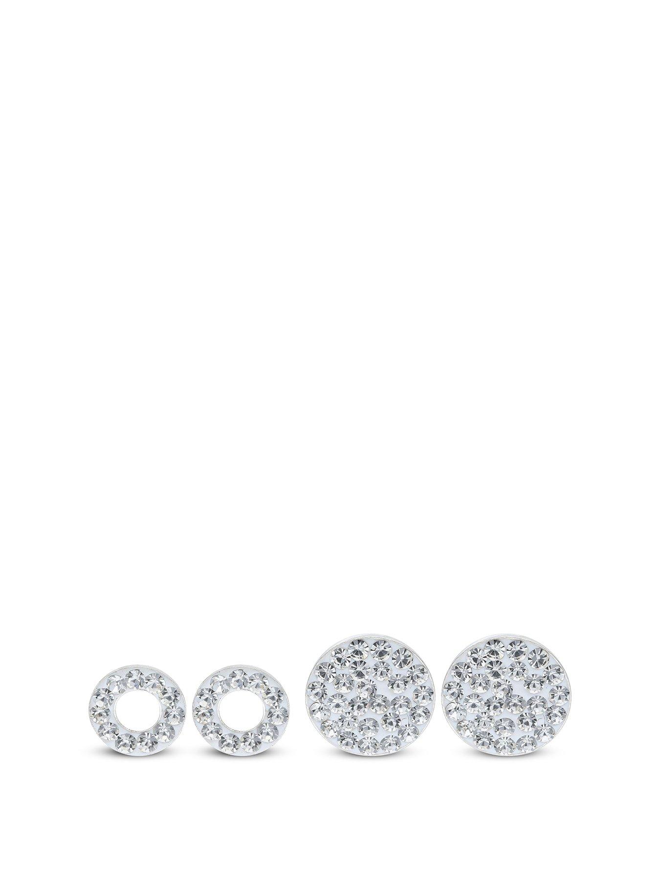 Sterling silver clearance stud set