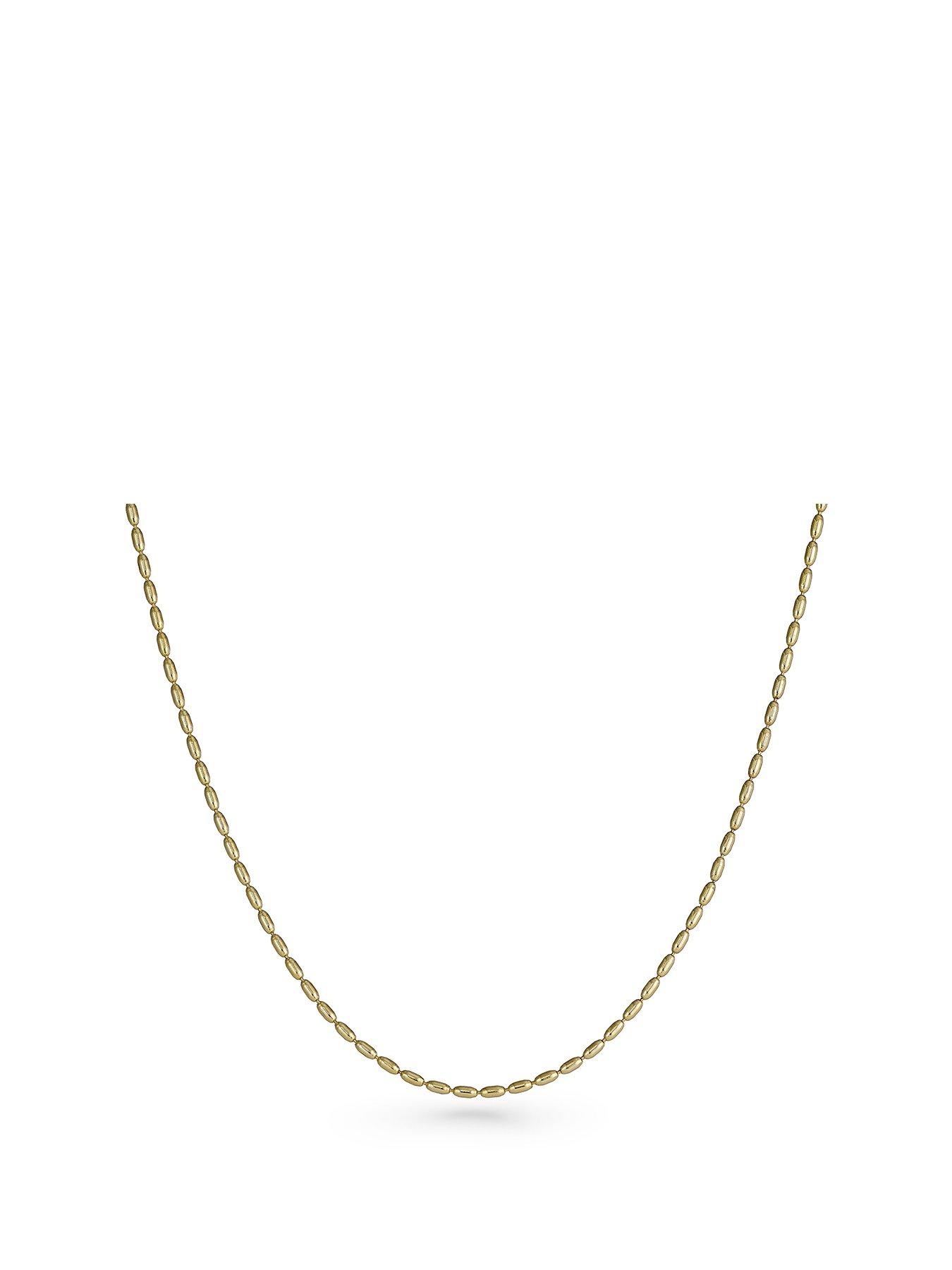 beaverbrooks-silver-yellow-gold-plated-beaded-necklace