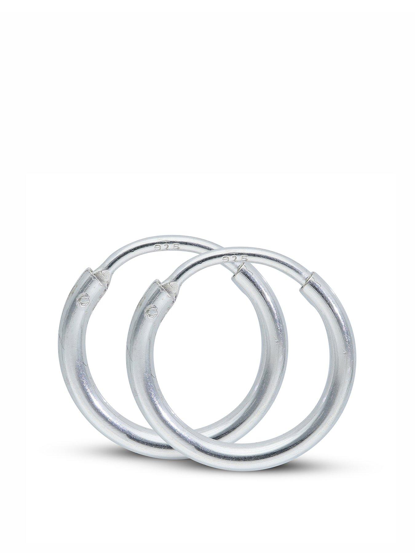 Product photograph of The Love Silver Collection Stainless Steel Leather Bracelet from very.co.uk