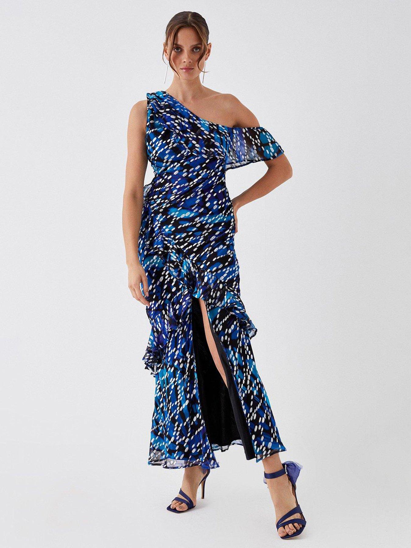 coast-julie-kuyath-one-shoulder-metallic-maxi-dress-blue