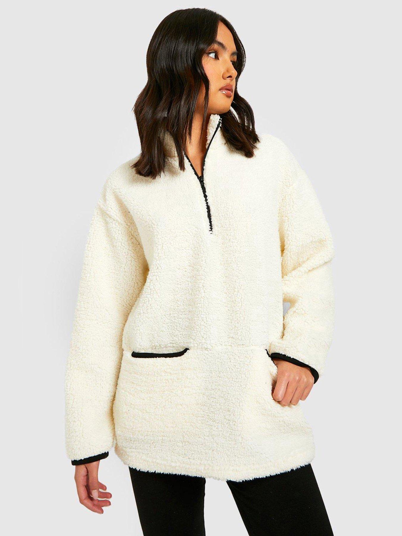 Borg zip jumper hotsell
